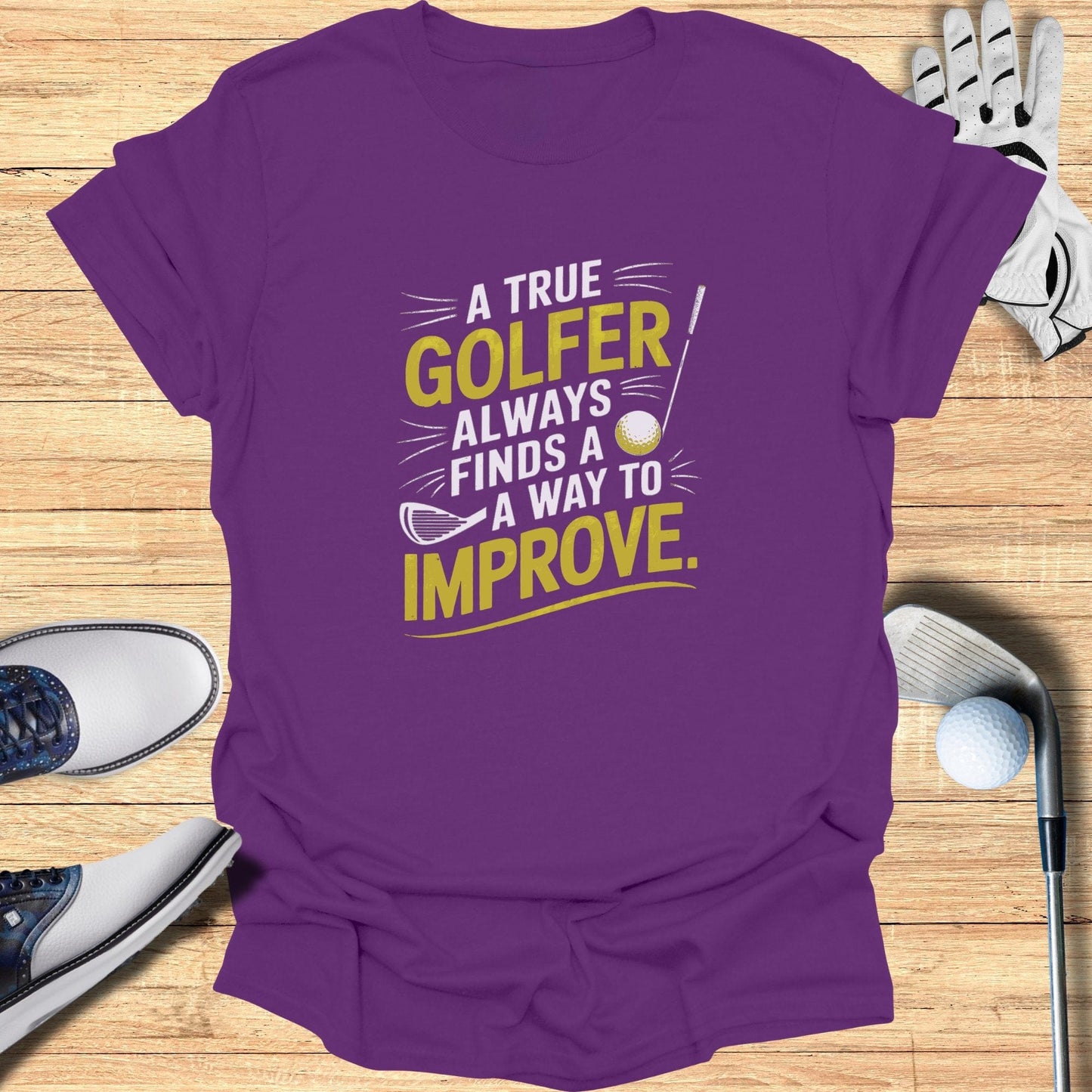 A True Golfer T-Shirt - Funny Golf Tee by Swing Epic