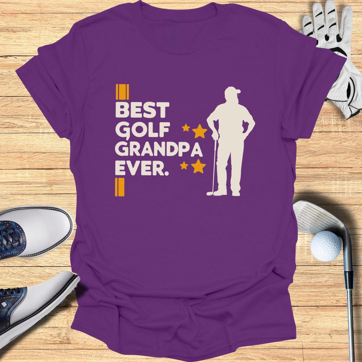 Best Golf Grandpa Ever T-Shirt - Funny Golf Tee by Swing Epic