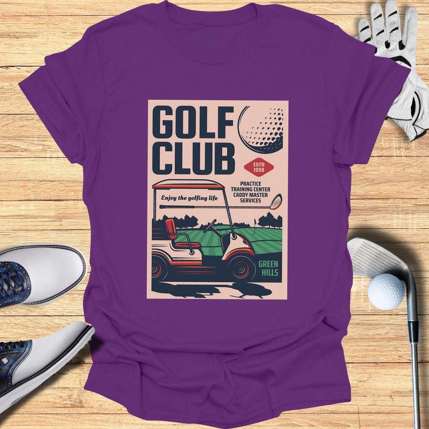 Golf Club Vintage T-Shirt - Funny Golf Tee by Swing Epic