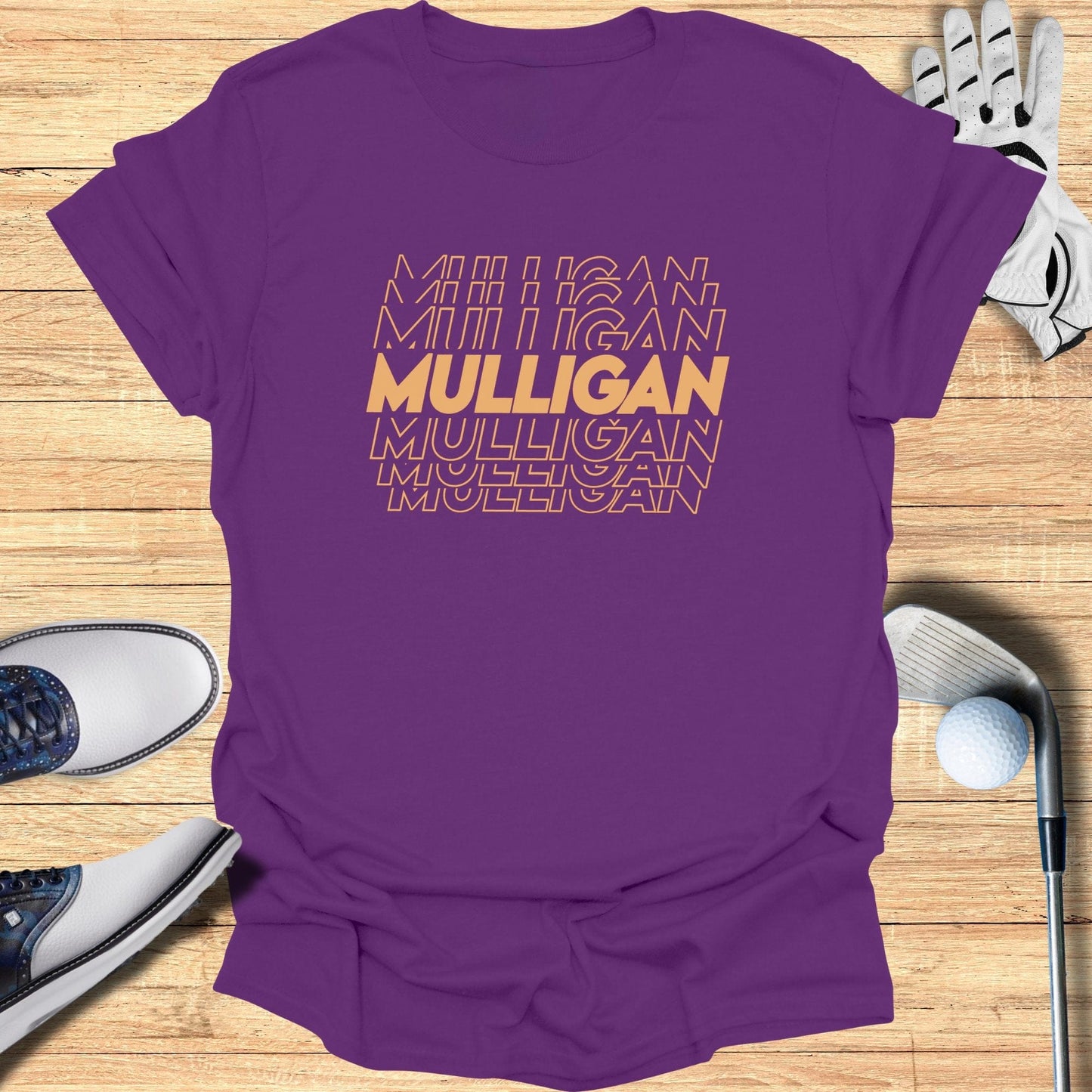 Mulligan Golf T-Shirt - Funny Golf Tee by Swing Epic