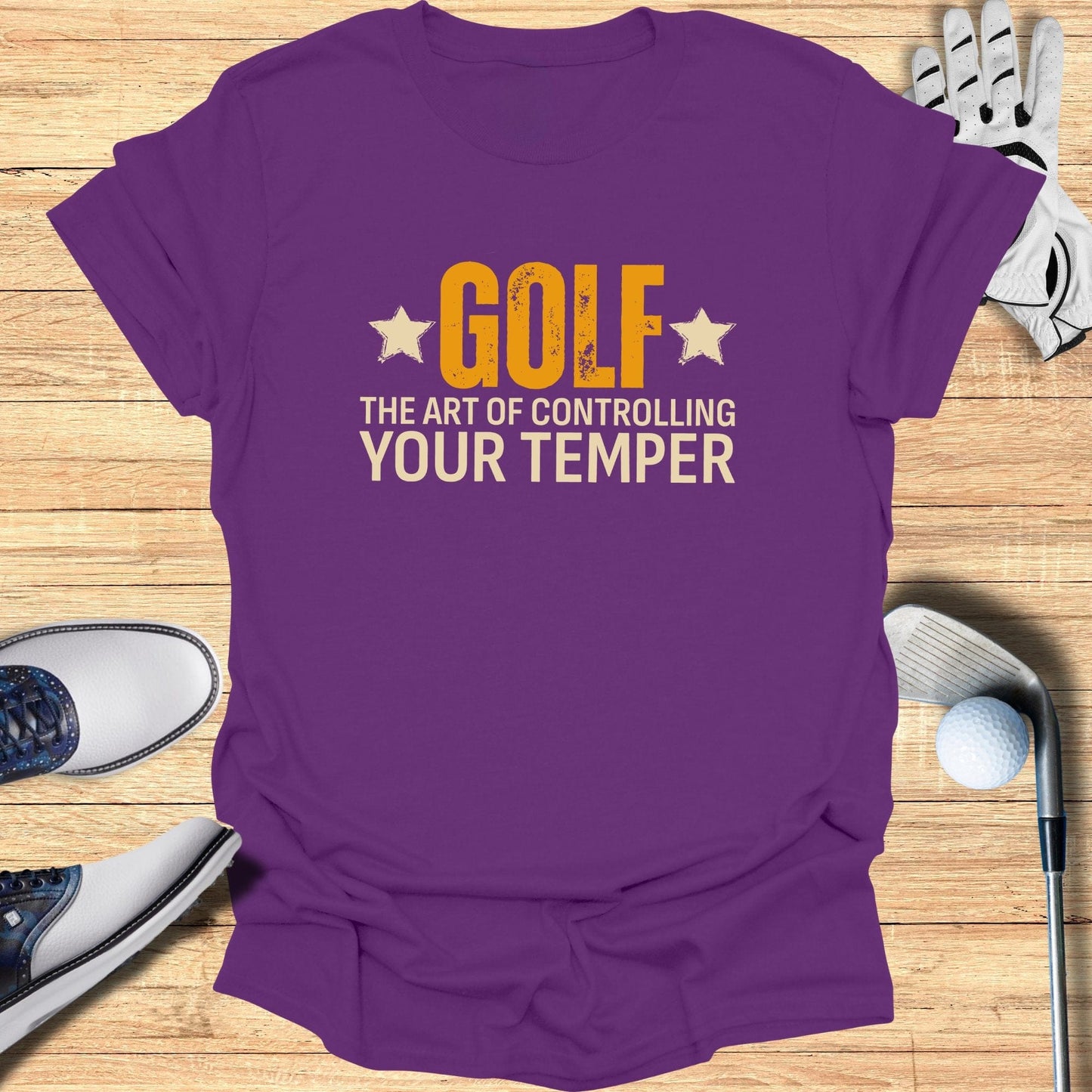 Golf The Art Of Controlling T-Shirt - Funny Golf Tee by Swing Epic