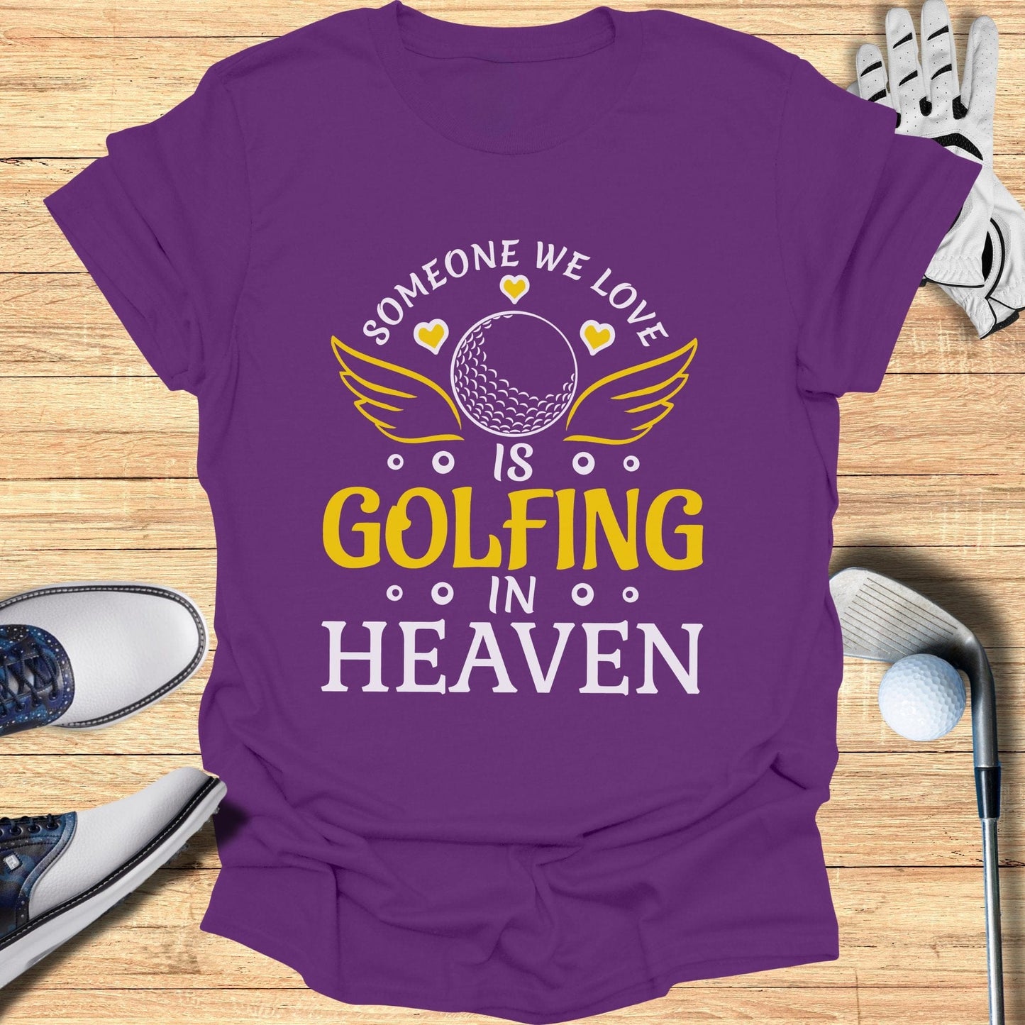 Someone We Love is Golfing T-Shirt - Funny Golf Tee by Swing Epic