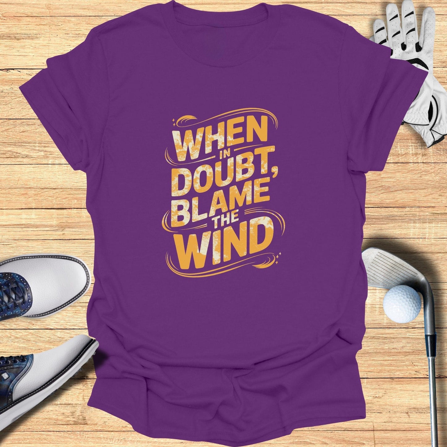 When in Doubt T-Shirt - Funny Golf Tee by Swing Epic