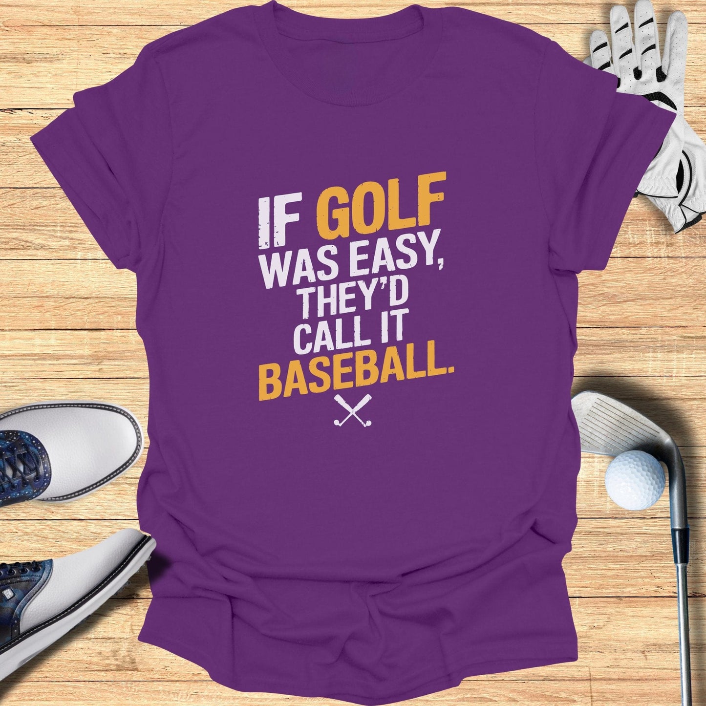 If Golf Was Easy T-Shirt - Funny Golf Tee by Swing Epic