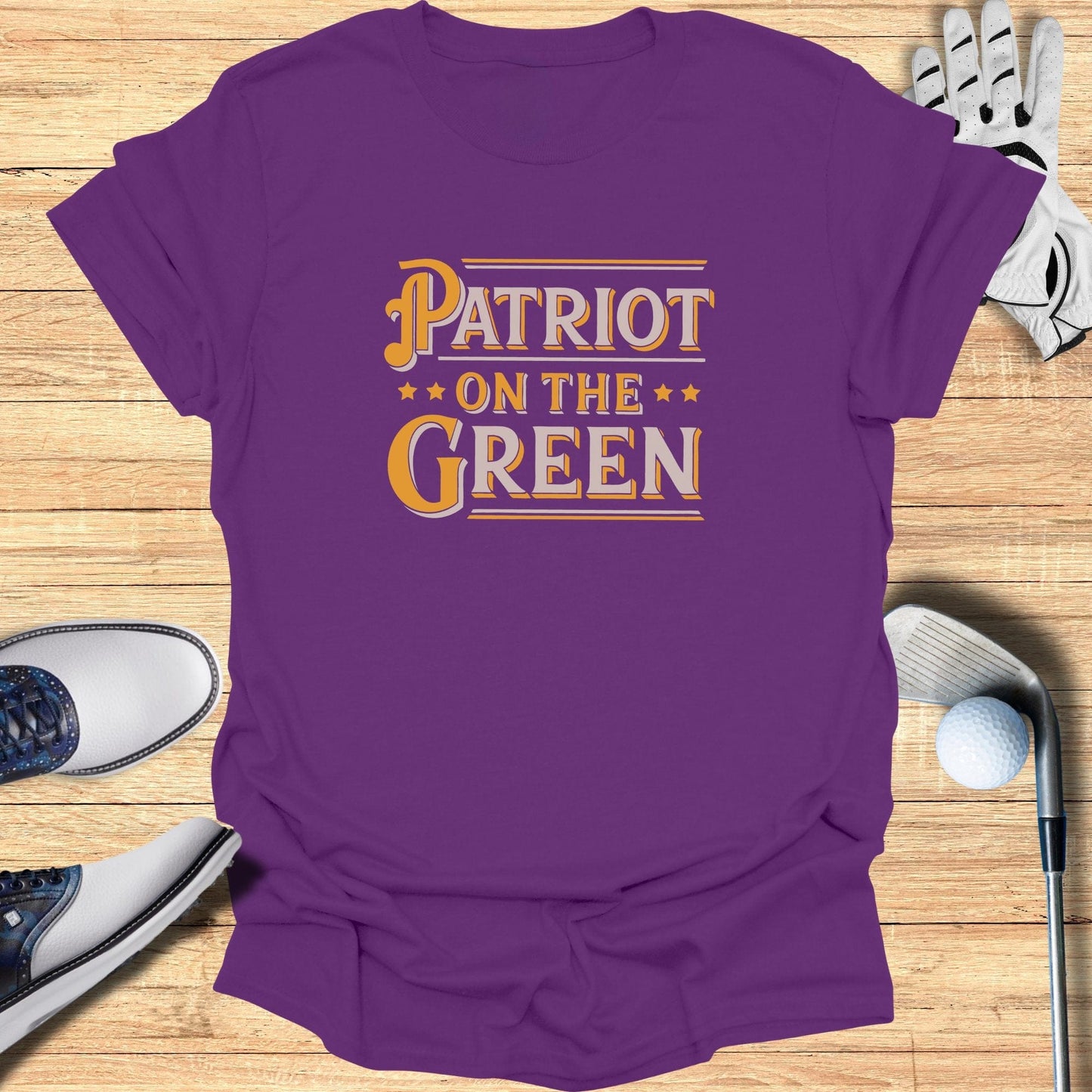 Patriot on the Green T-Shirt - Funny Golf Tee by Swing Epic