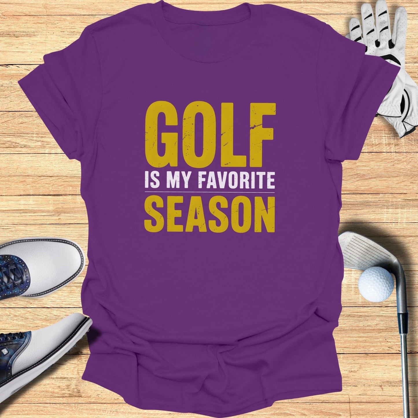 Golf Is My Favorite Season T-Shirt - Funny Golf T-Shirt by SwingEpic