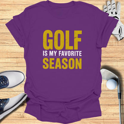Golf Is My Favorite Season T-Shirt - Funny Golf T-Shirt by SwingEpic