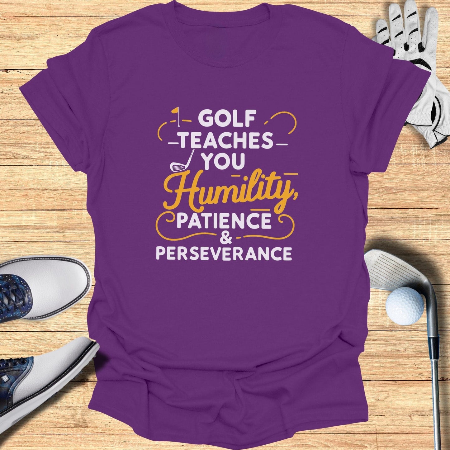 Golf Teaches You T-Shirt - Funny Golf Tee by Swing Epic