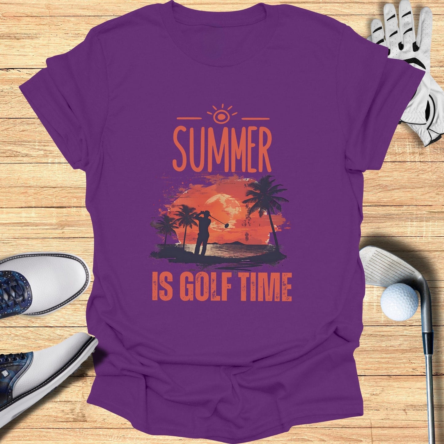 Summer Is Golf Time T-Shirt - Funny Golf Tee by Swing Epic