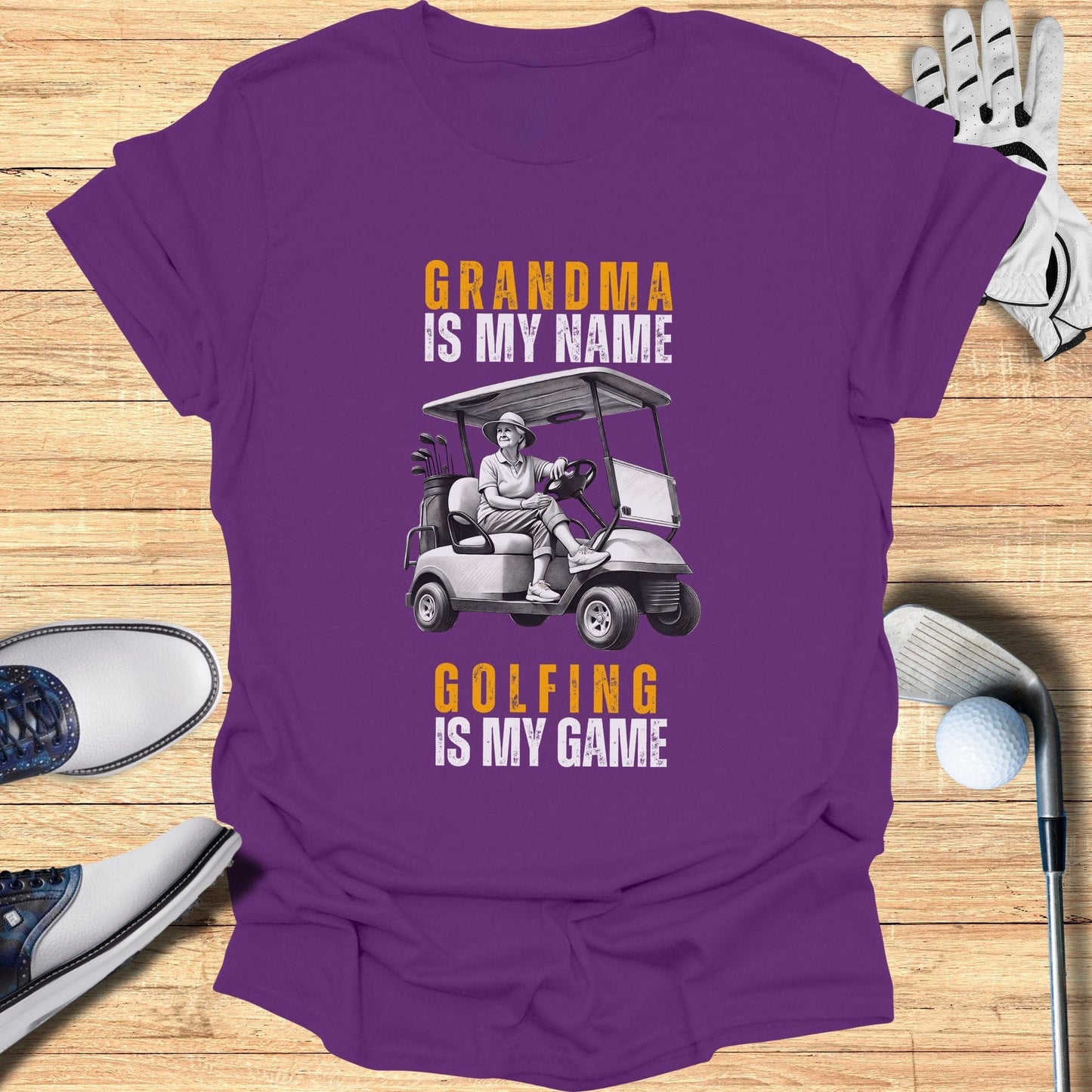 Grandma Is My Name T-Shirt - Funny Golf Tee by Swing Epic