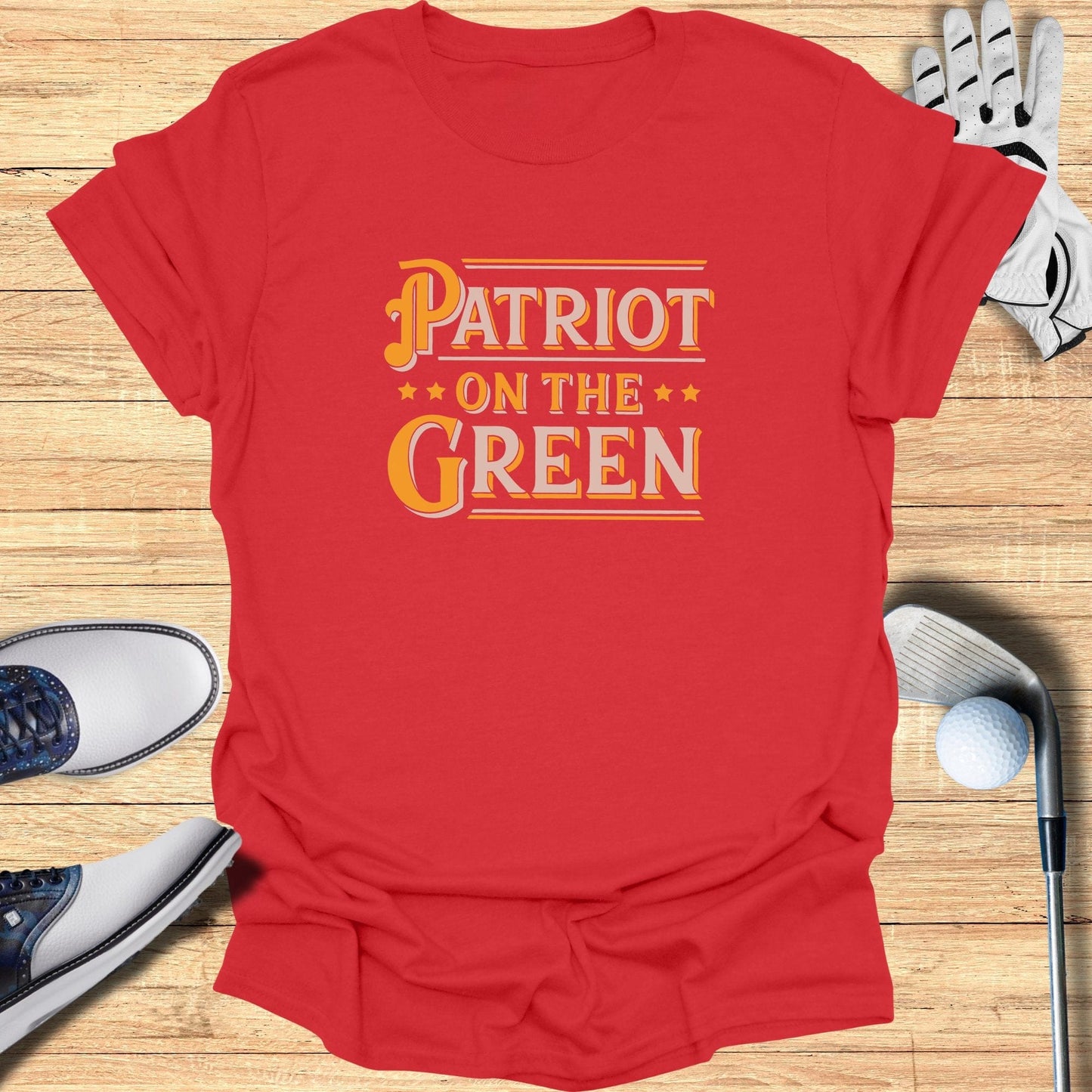 Patriot on the Green T-Shirt - Funny Golf Tee by Swing Epic