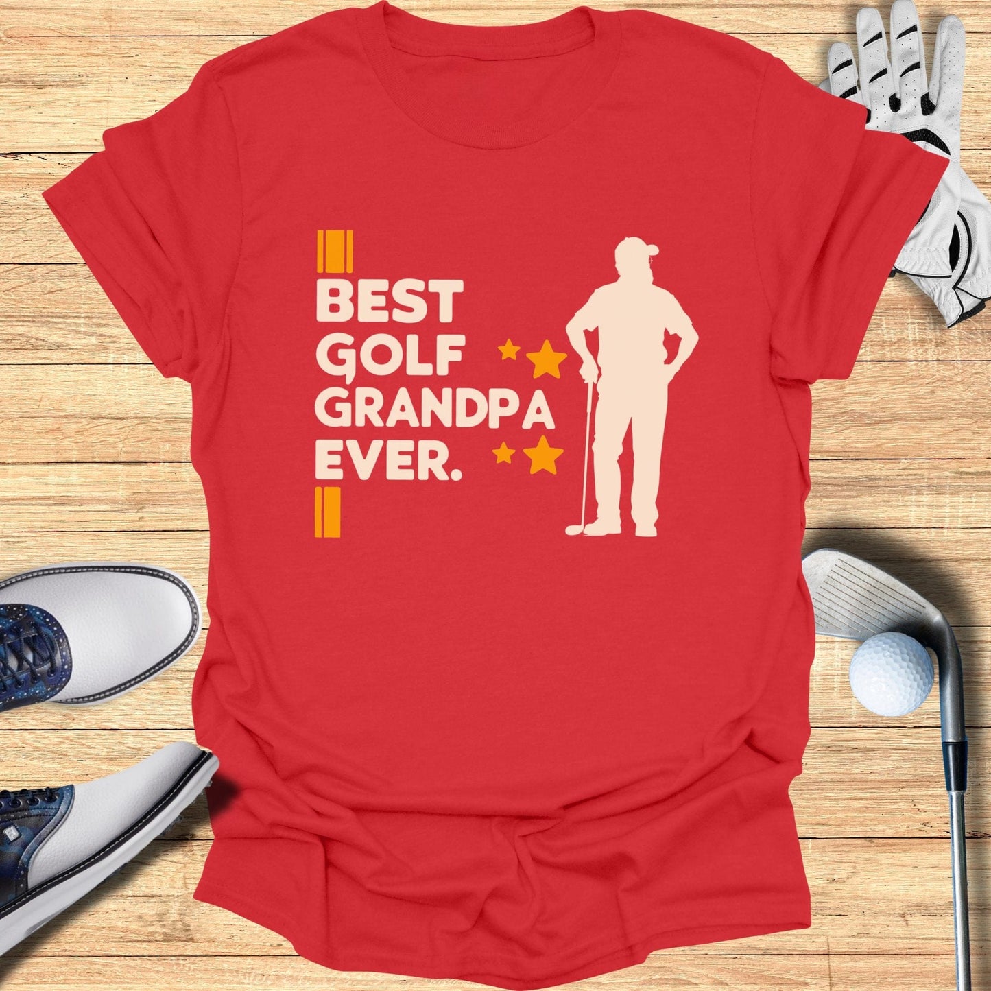 Best Golf Grandpa Ever T-Shirt - Funny Golf Tee by Swing Epic