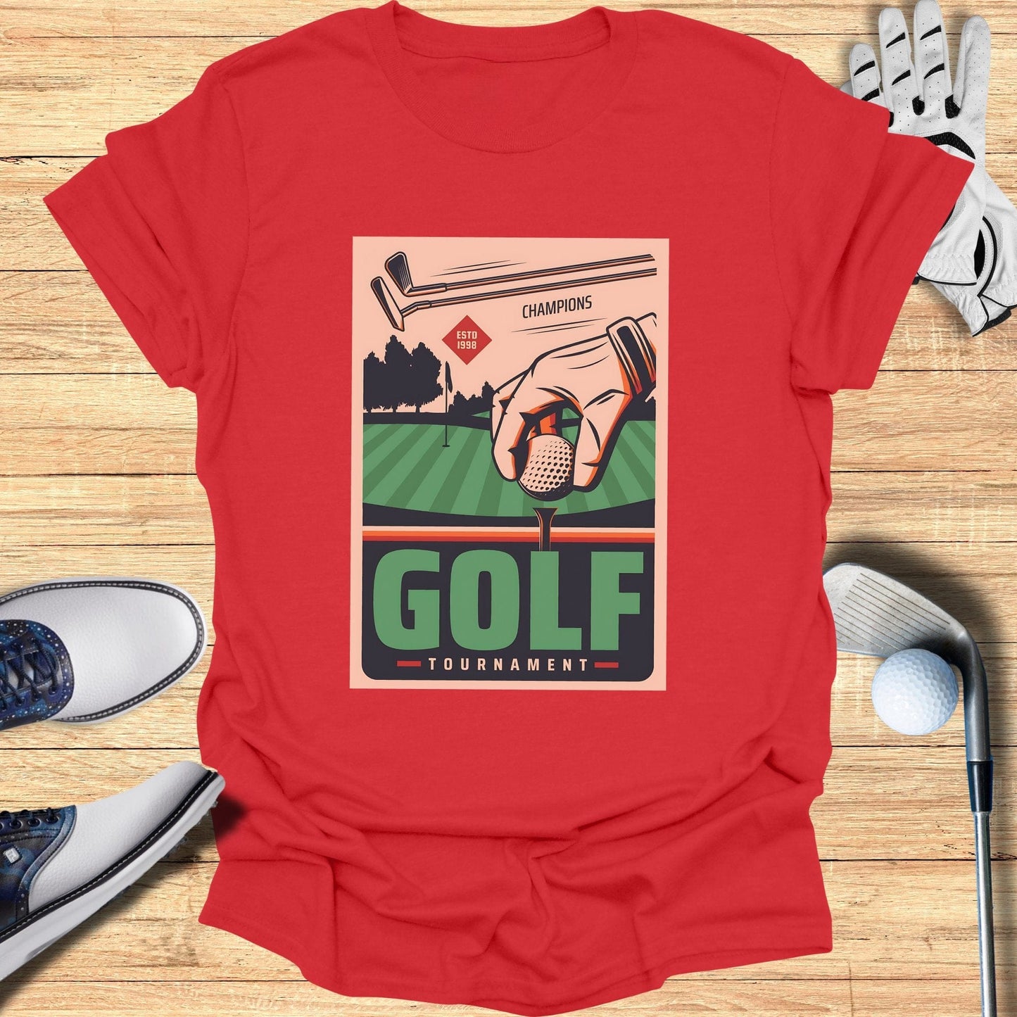 Vintage Golf Tournament T-Shirt - Funny Golf Tee by Swing Epic