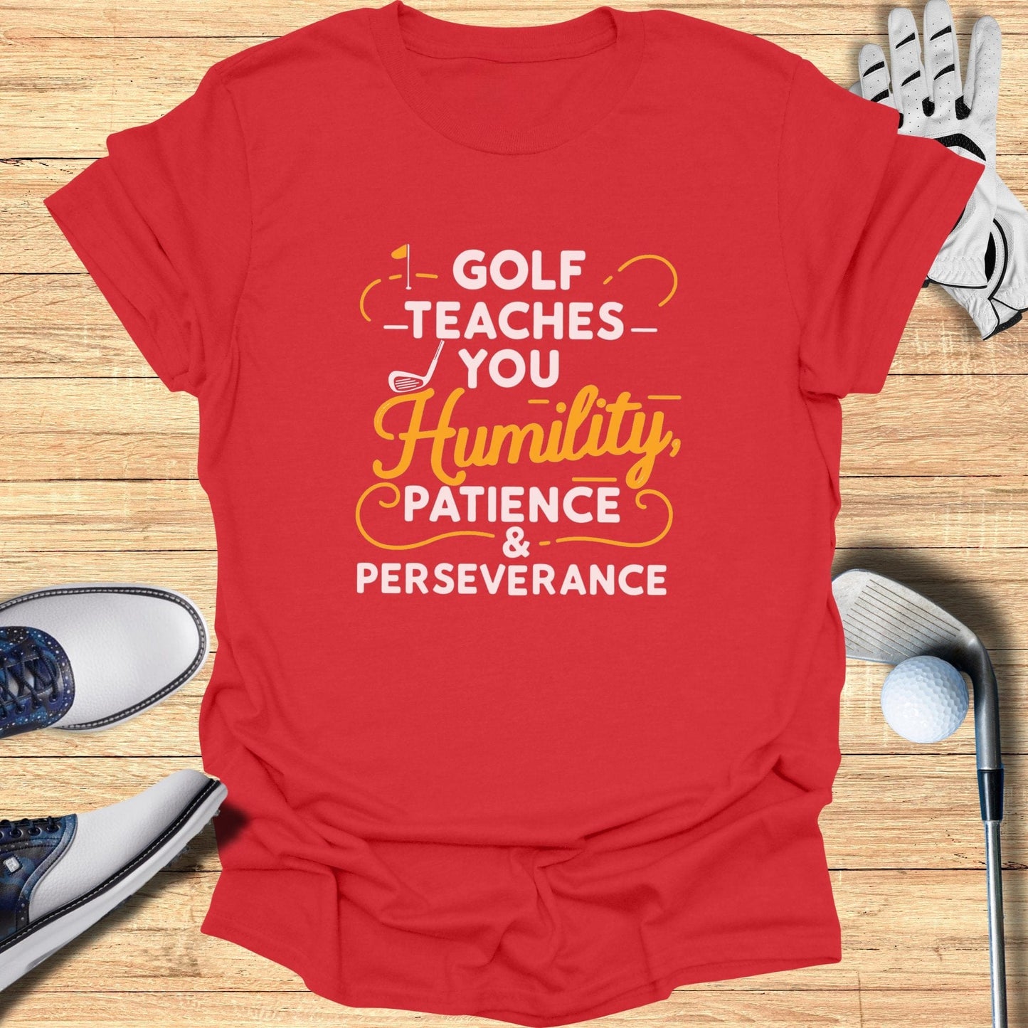 Golf Teaches You T-Shirt - Funny Golf Tee by Swing Epic