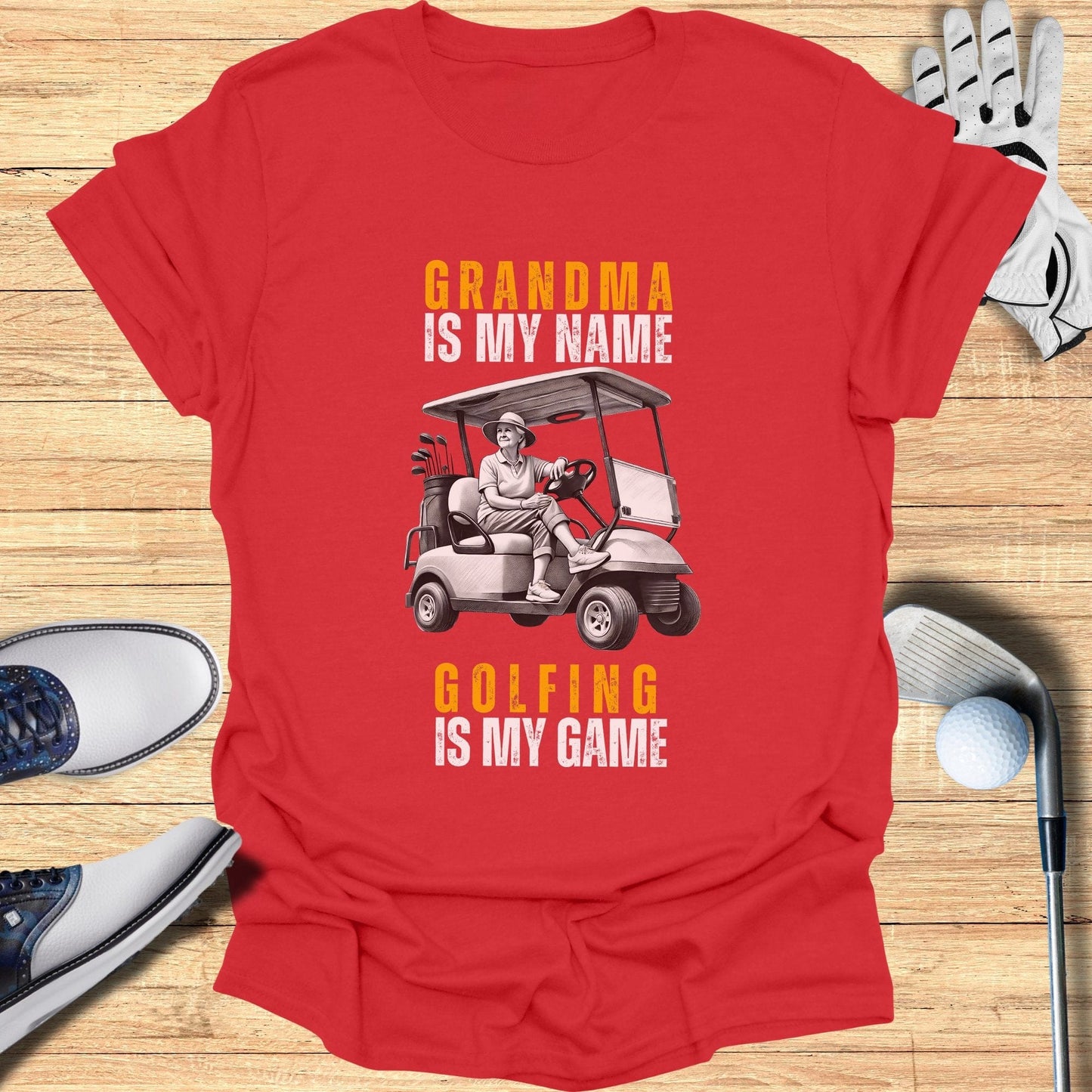 Grandma Is My Name T-Shirt - Funny Golf Tee by Swing Epic