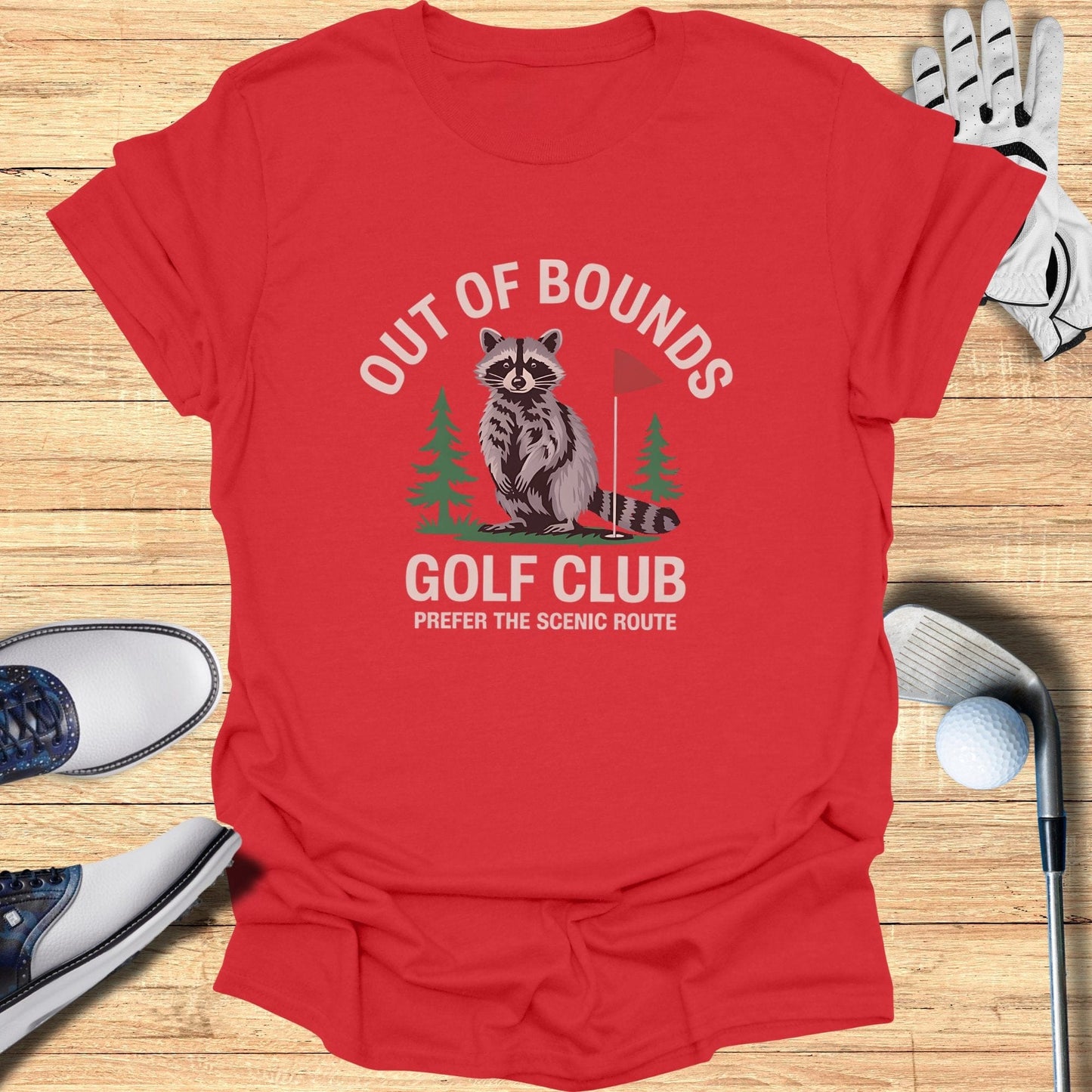 Out of Bounds Golf Club T-Shirt - Funny Golf Tee by Swing Epic