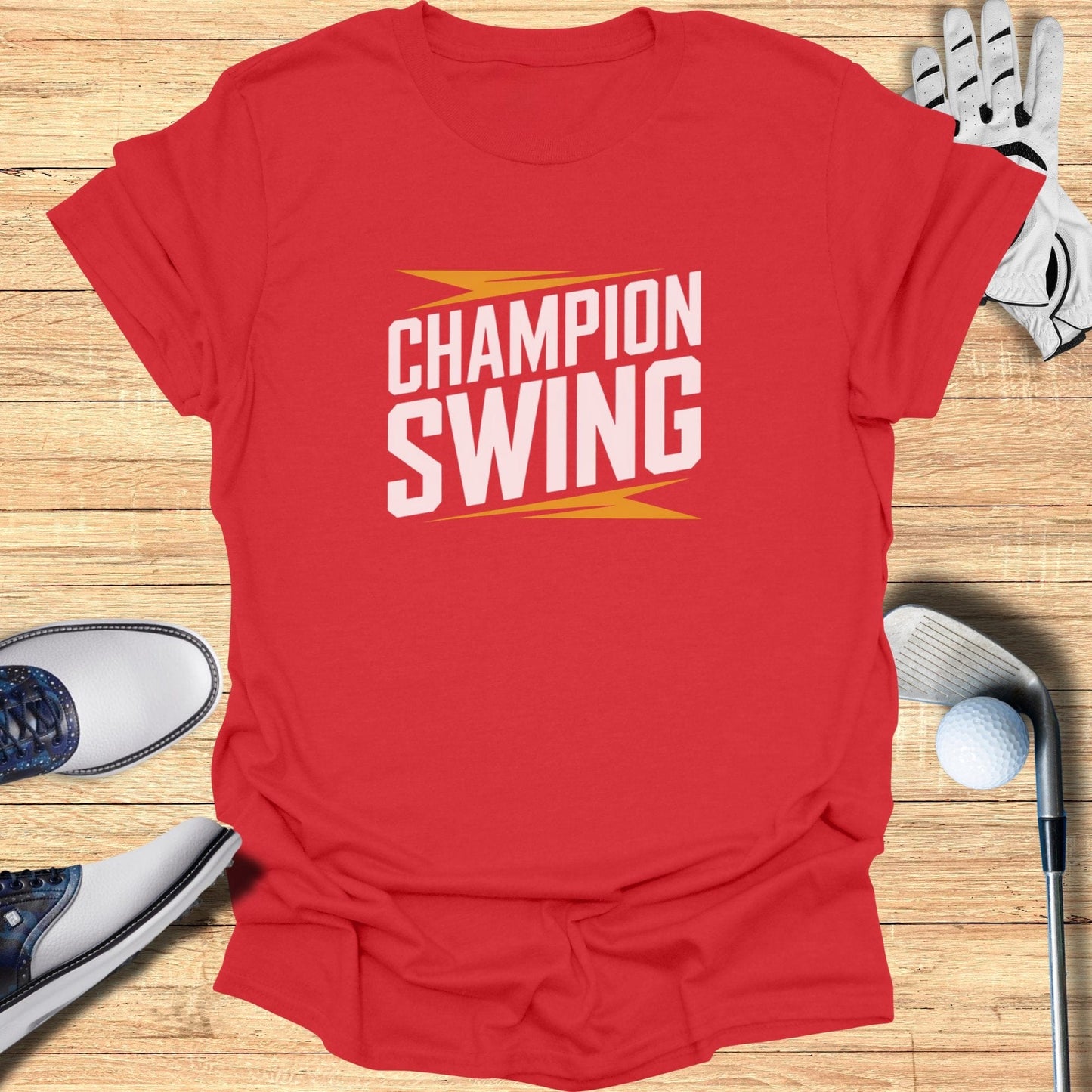 Champion Swing T-Shirt - Funny Golf Tee by Swing Epic