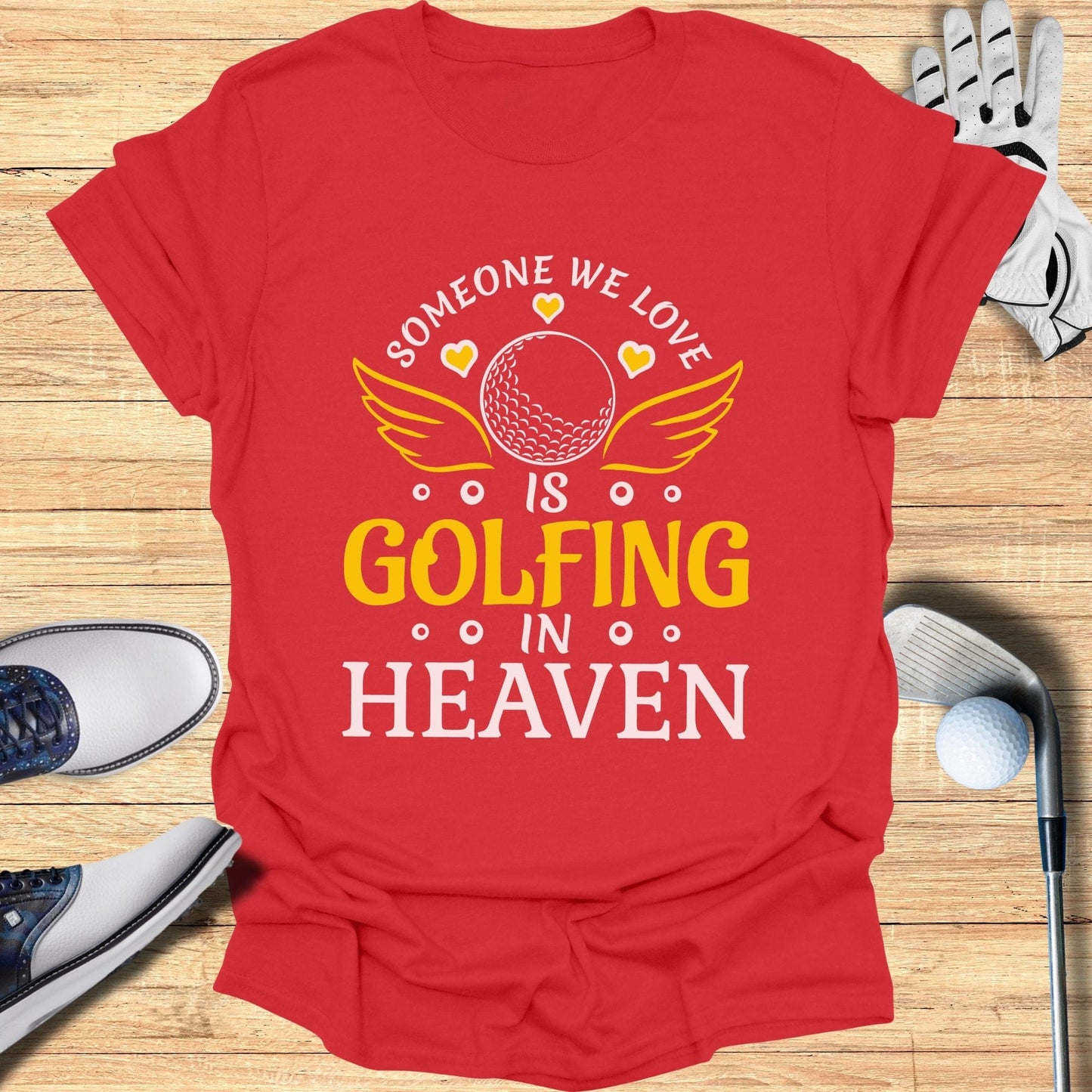 Someone We Love is Golfing T-Shirt - Funny Golf Tee by Swing Epic