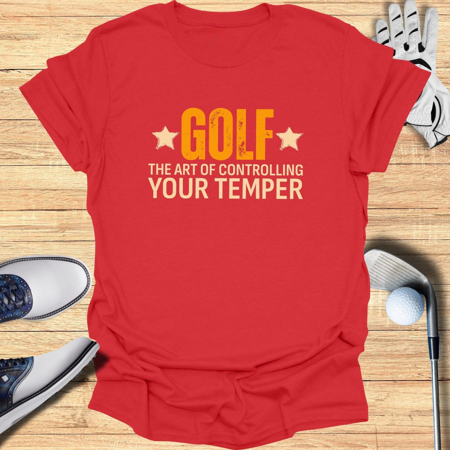 Golf The Art Of Controlling T-Shirt - Funny Golf Tee by Swing Epic