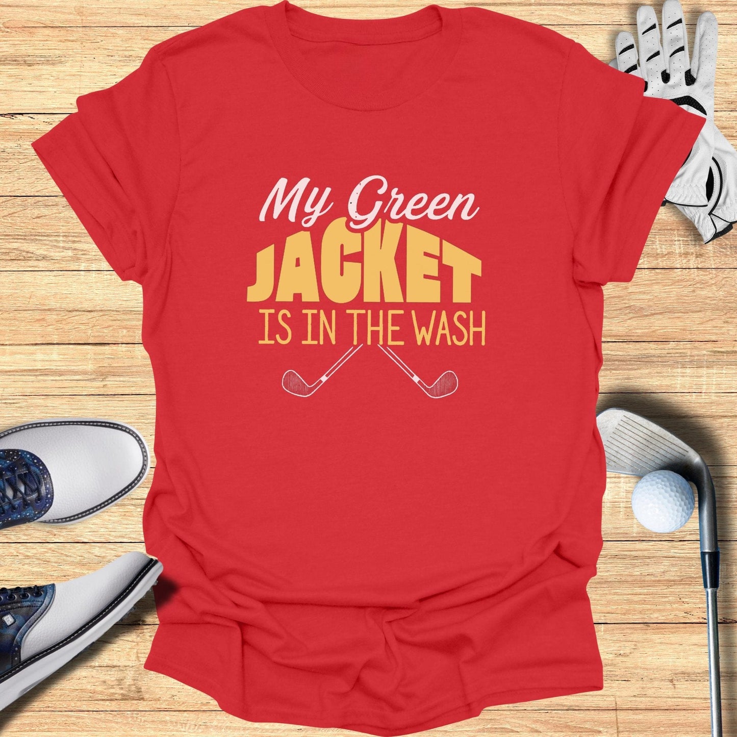 My Green Jacket T-Shirt - Funny Golf Tee by Swing Epic