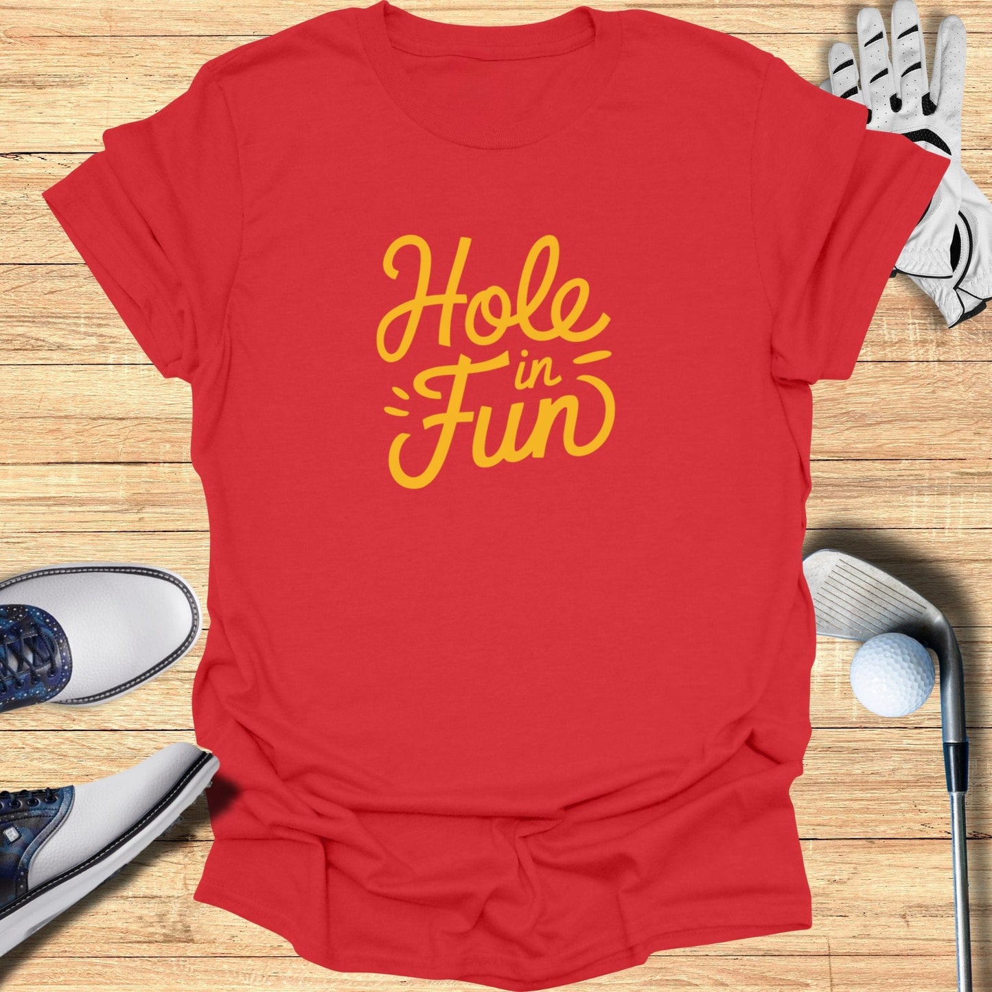 Hole In Fun T-Shirt - Funny Golf Tee by Swing Epic