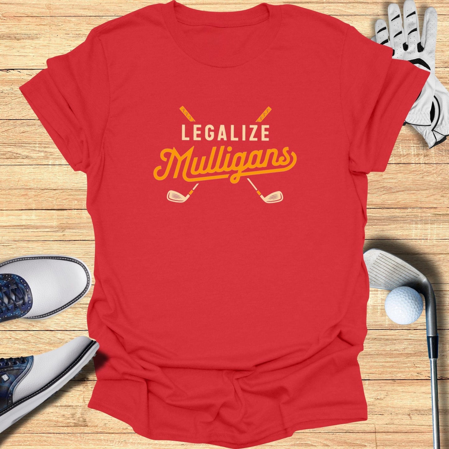 Legalize Mulligans T-Shirt - Funny Golf Tee by Swing Epic