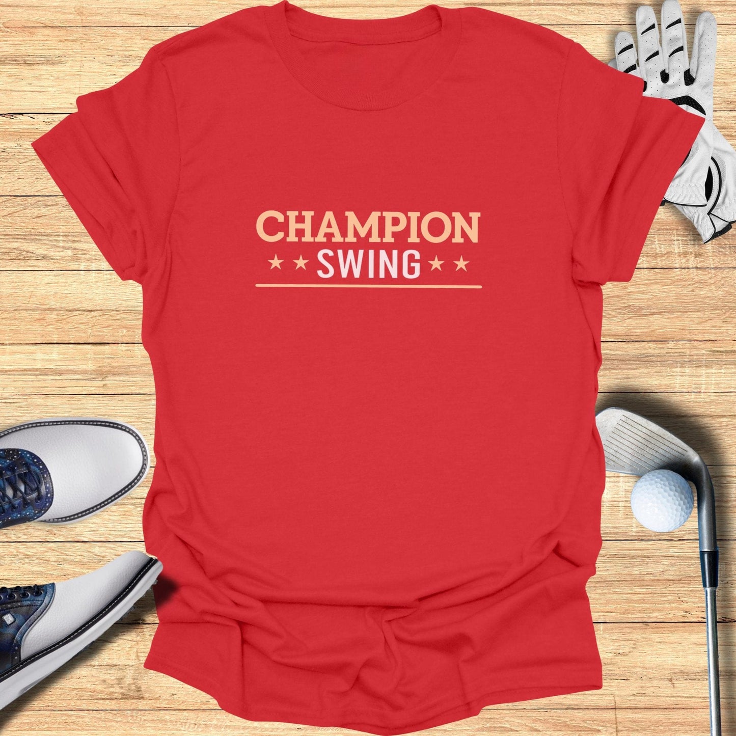 Champion Swing T-Shirt - Funny Golf Tee by Swing Epic