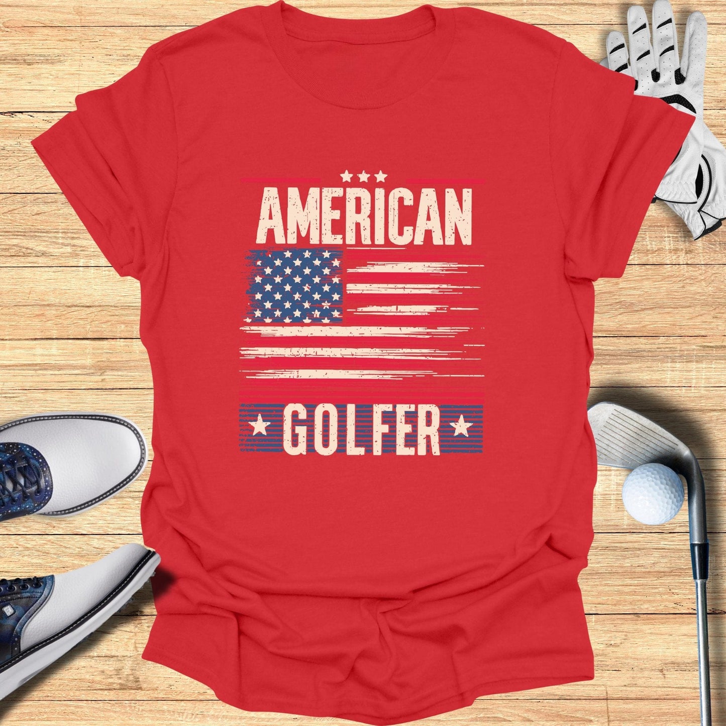 American Golfer T-Shirt - Funny Golf Tee by Swing Epic