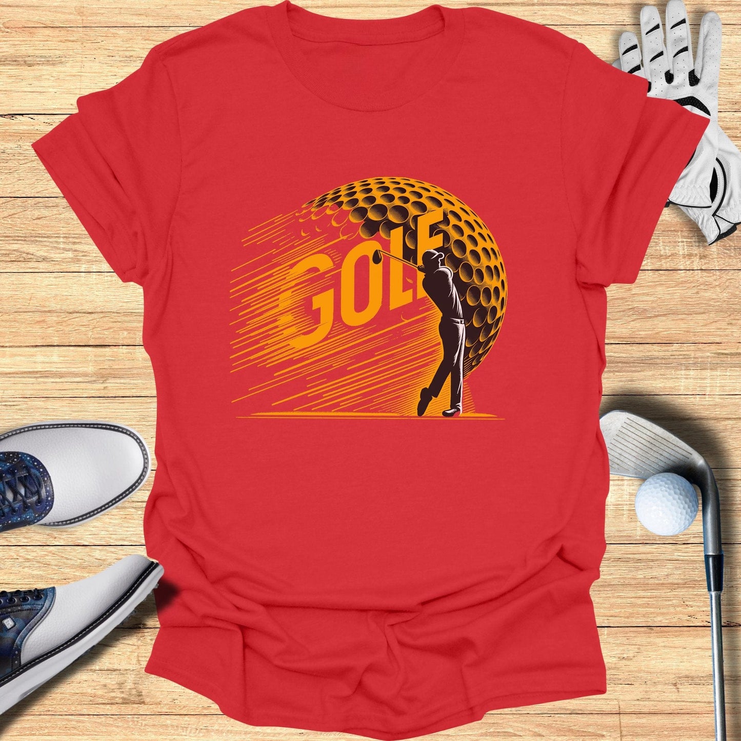 Dynamic Golf Action T-Shirt - Funny Golf Tee by Swing Epic