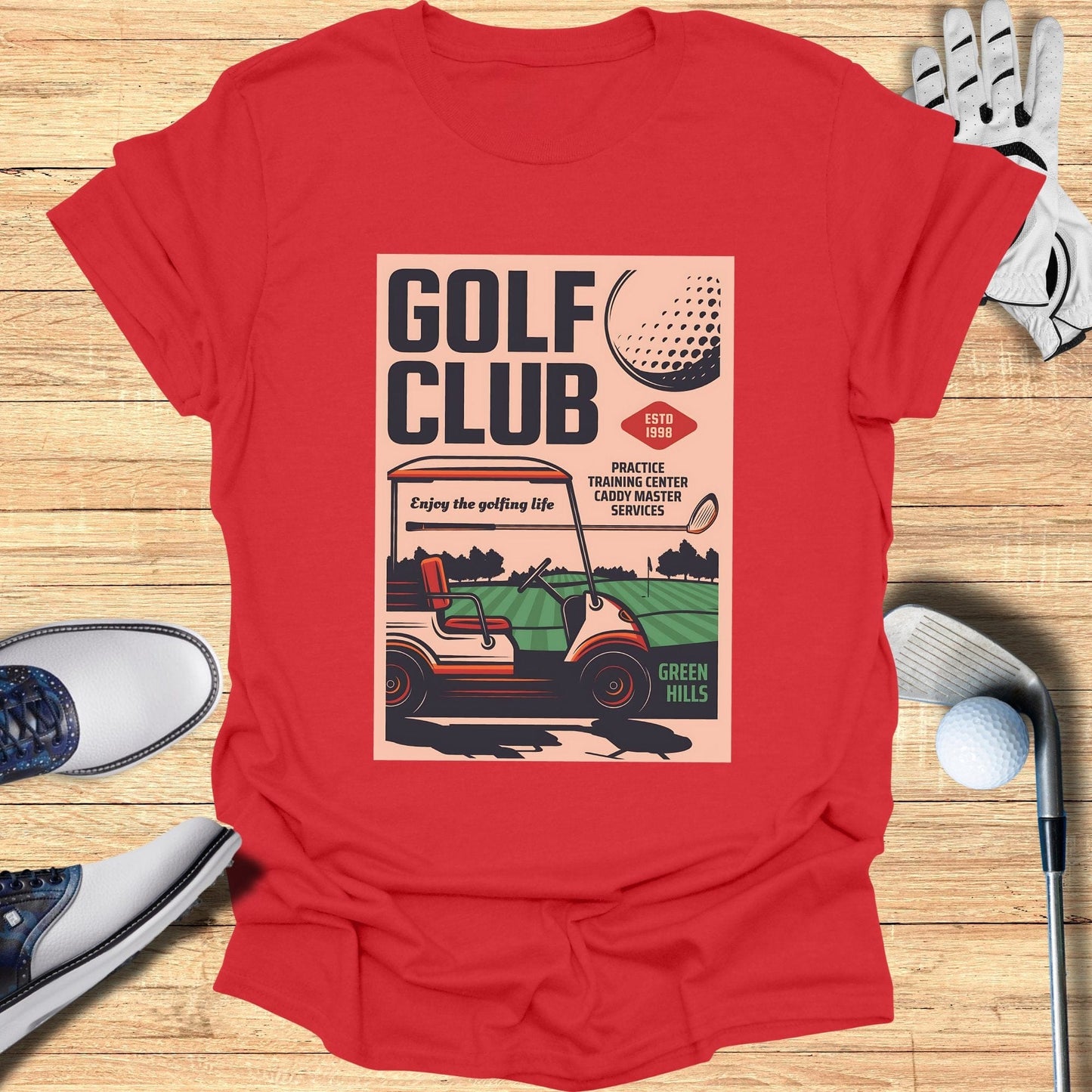 Golf Club Vintage T-Shirt - Funny Golf Tee by Swing Epic