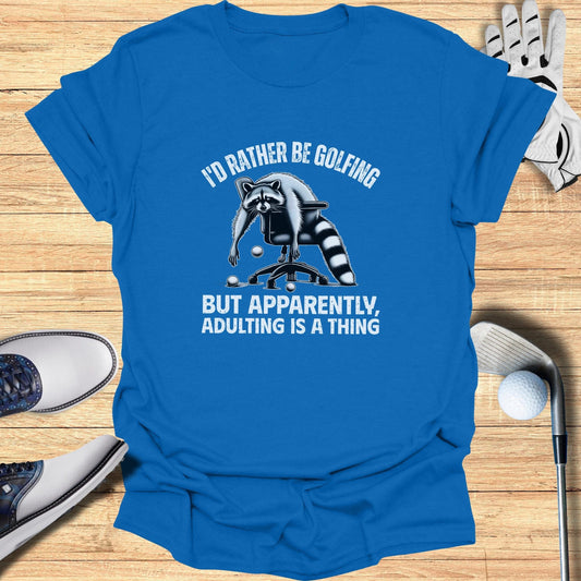 I'd Rather Be Golfing T-Shirt - Funny Golf Tee by Swing Epic