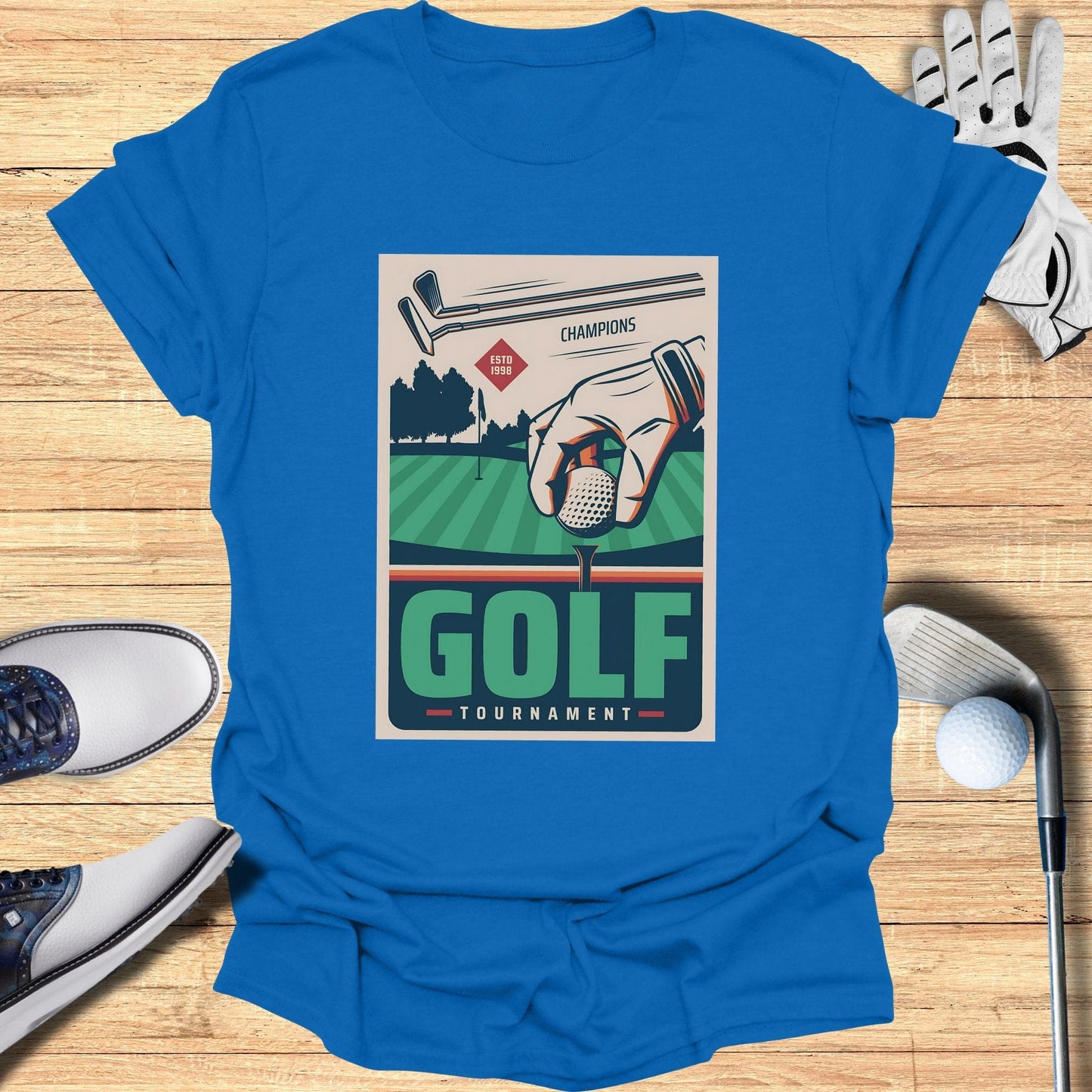 Vintage Golf Tournament T-Shirt - Funny Golf Tee by Swing Epic