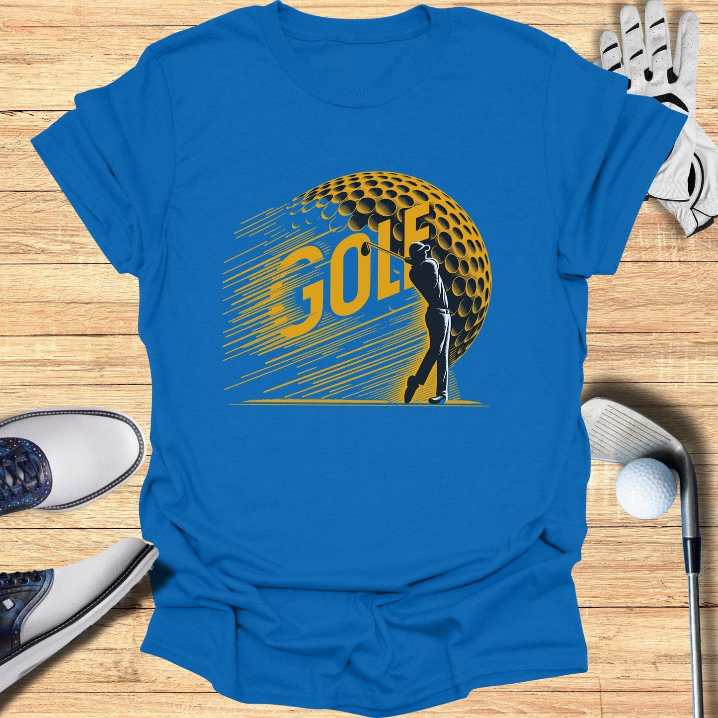 Dynamic Golf Action T-Shirt - Funny Golf Tee by Swing Epic