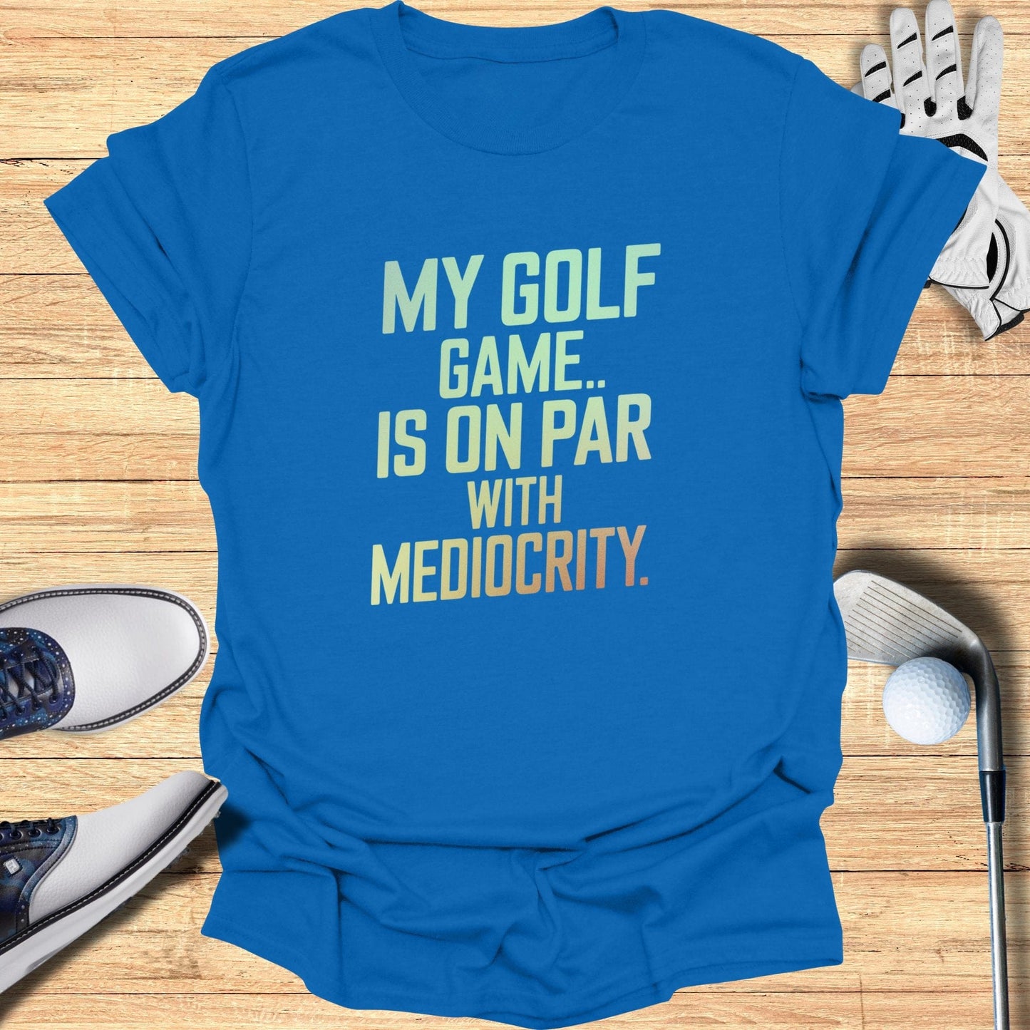 My Golf Game is On Par T-Shirt - Funny Golf Tee by Swing Epic