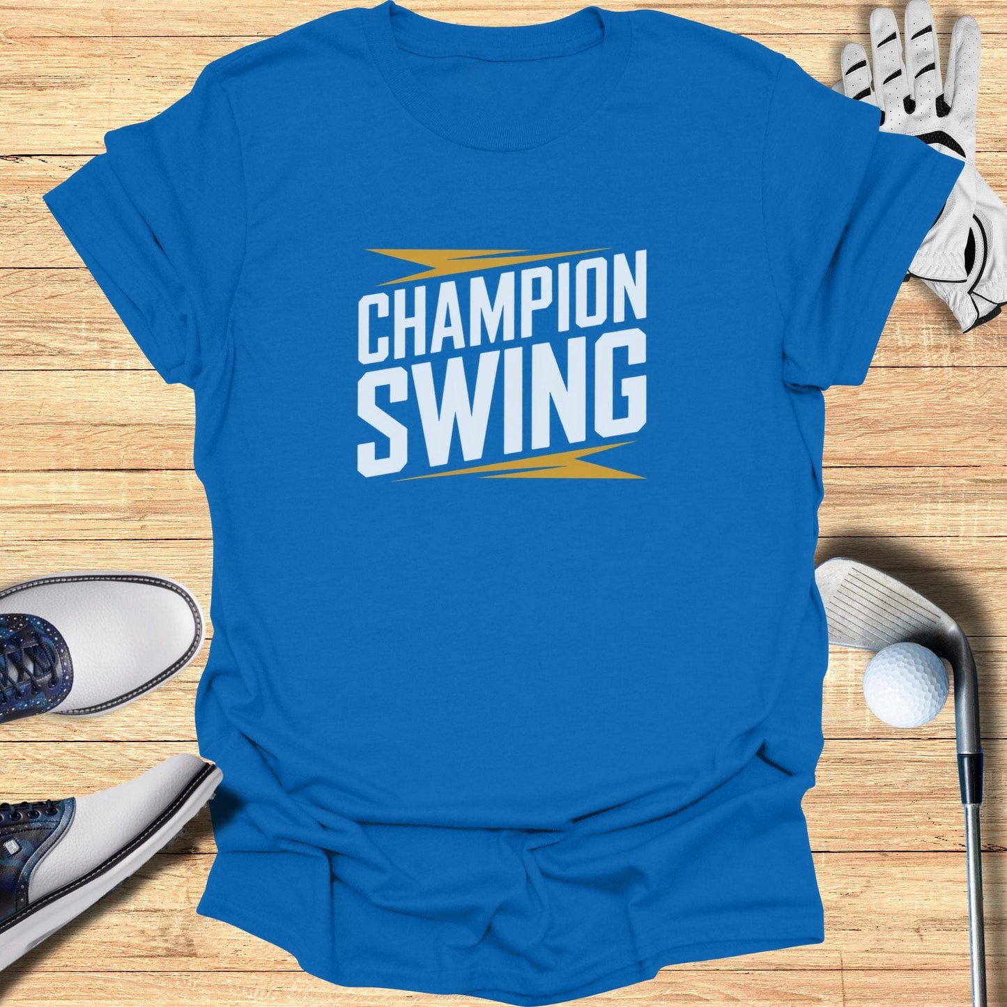 Champion Swing T-Shirt - Funny Golf Tee by Swing Epic