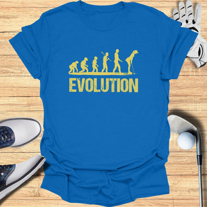 Evolution of Golf T-Shirt - Funny Golf T-Shirt by SwingEpic