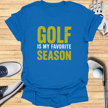 Golf Is My Favorite Season T-Shirt - Funny Golf T-Shirt by SwingEpic