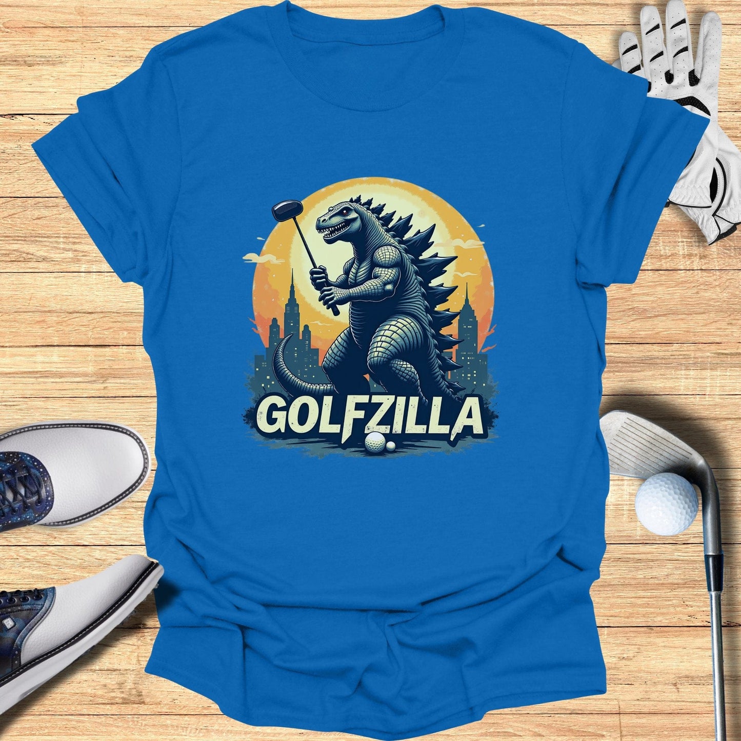 Golfzilla T-Shirt - Funny Golf Tee by Swing Epic