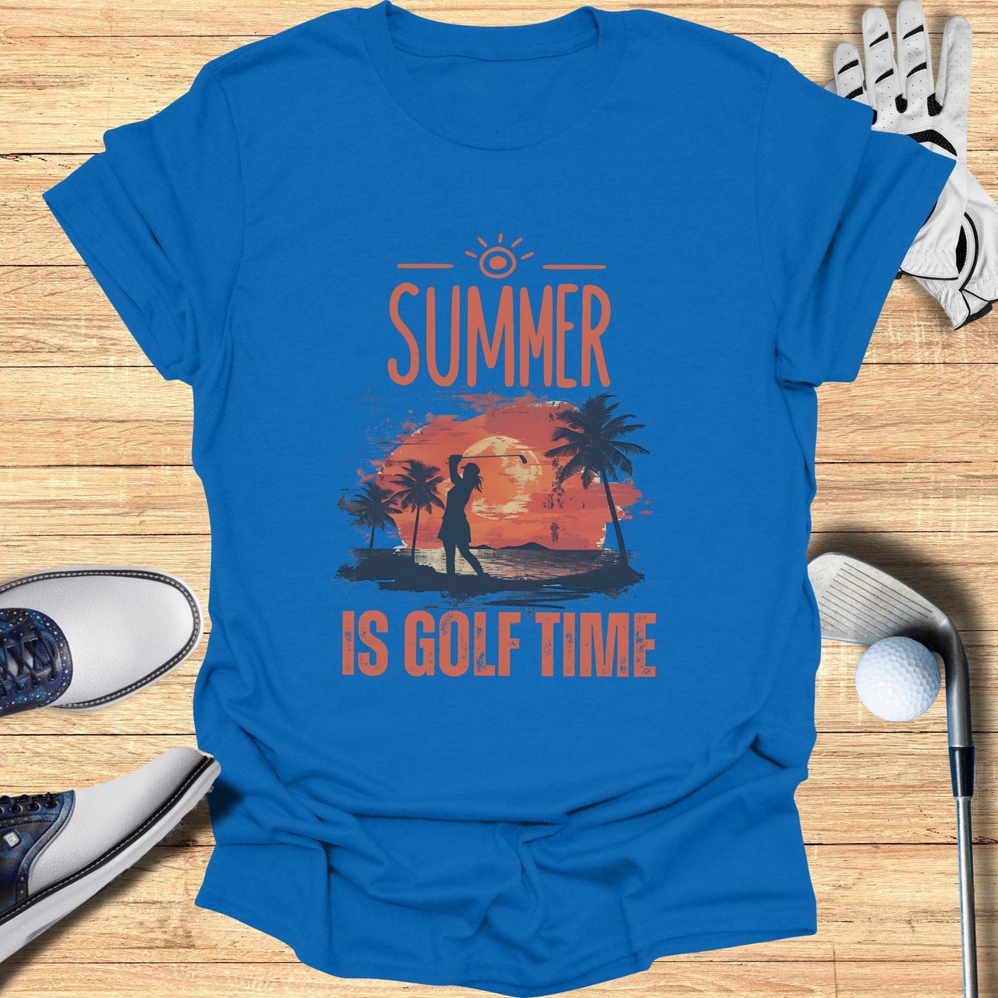 Summer Is Golf Time T-Shirt - Funny Golf Tee by Swing Epic
