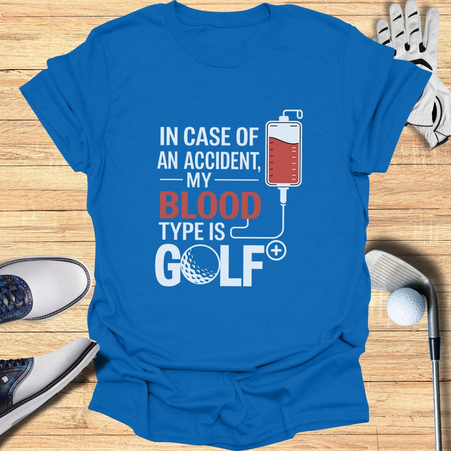 In Case Of An Accident T-Shirt - Funny Golf Tee by Swing Epic