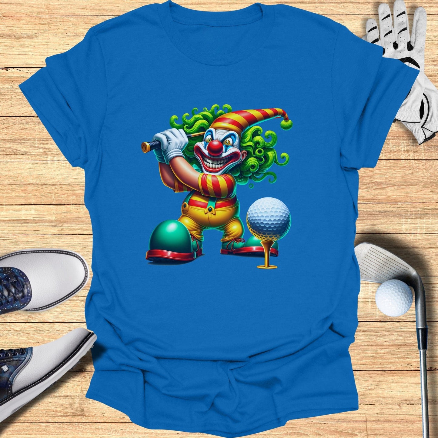 Golf Clown Graphic T-Shirt - Funny Golf Tee by Swing Epic