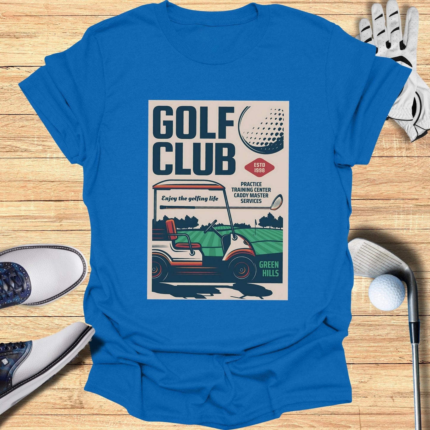 Golf Club Vintage T-Shirt - Funny Golf Tee by Swing Epic