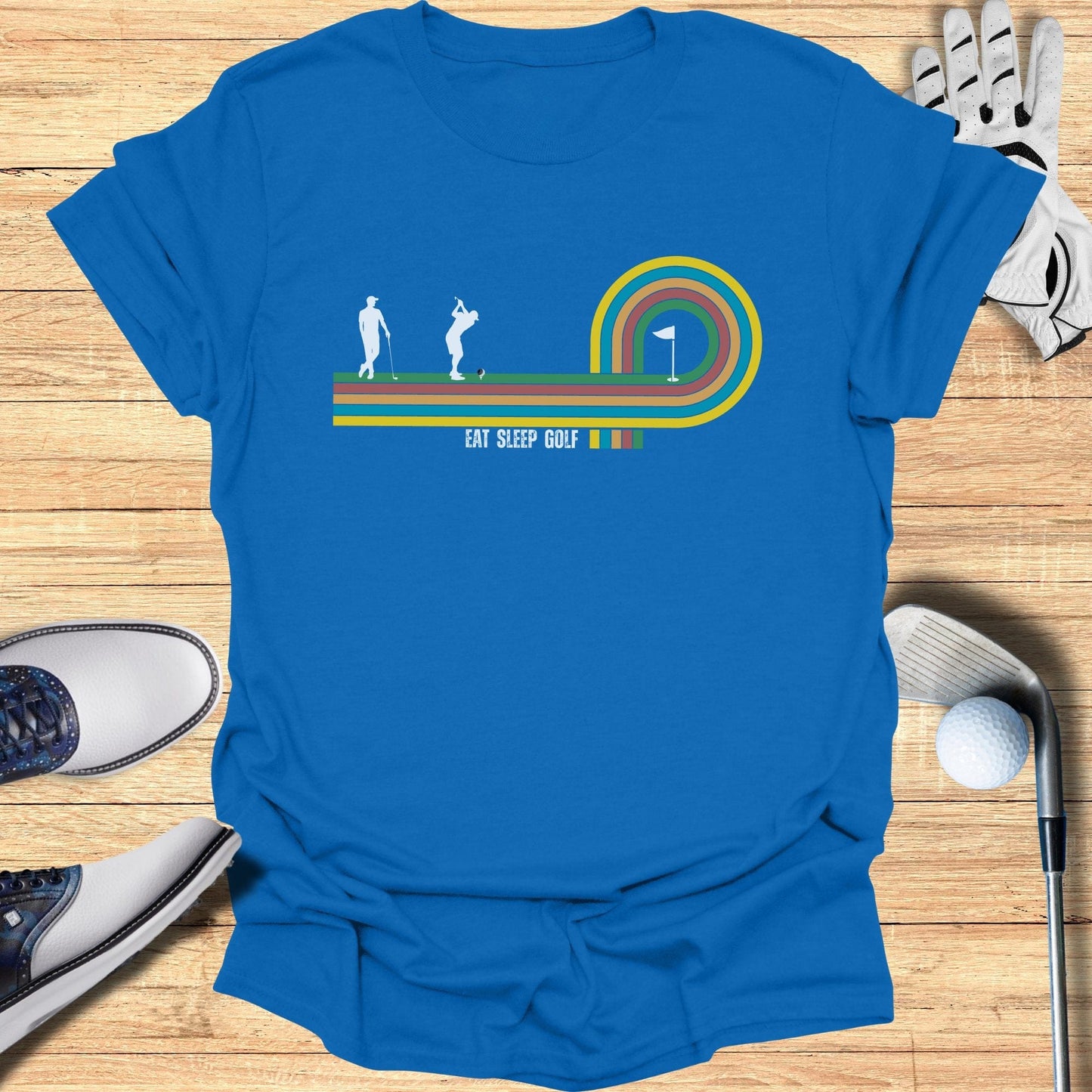 Retro Putt T-Shirt - Funny Golf T-Shirt by SwingEpic