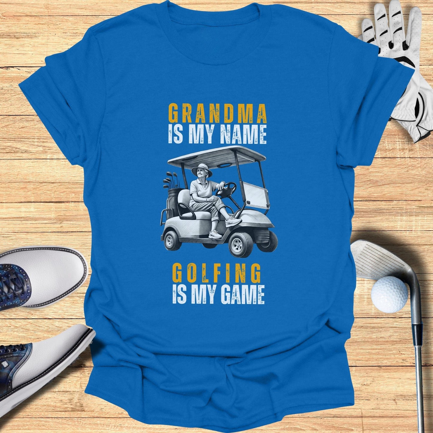 Grandma Is My Name T-Shirt - Funny Golf Tee by Swing Epic