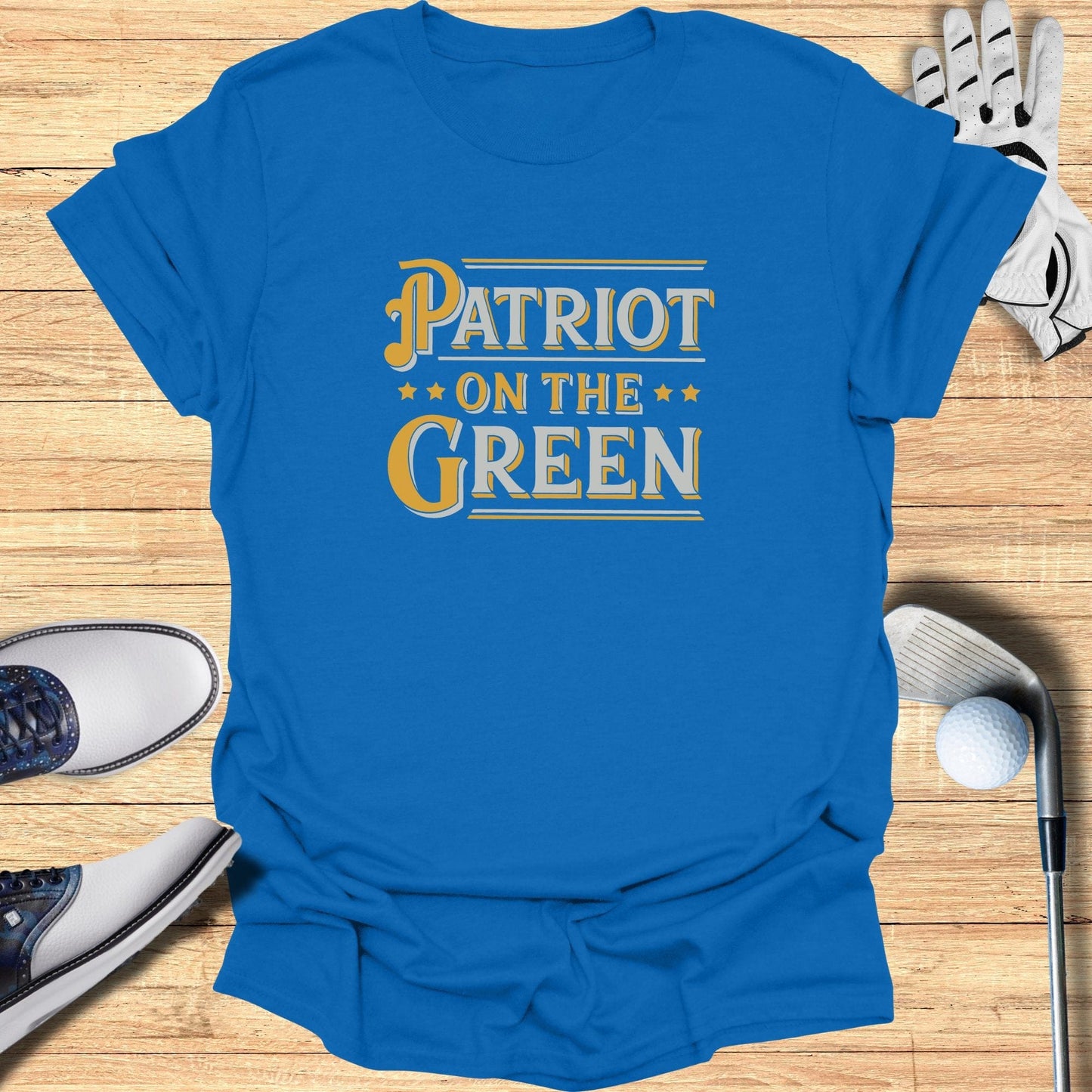 Patriot on the Green T-Shirt - Funny Golf Tee by Swing Epic