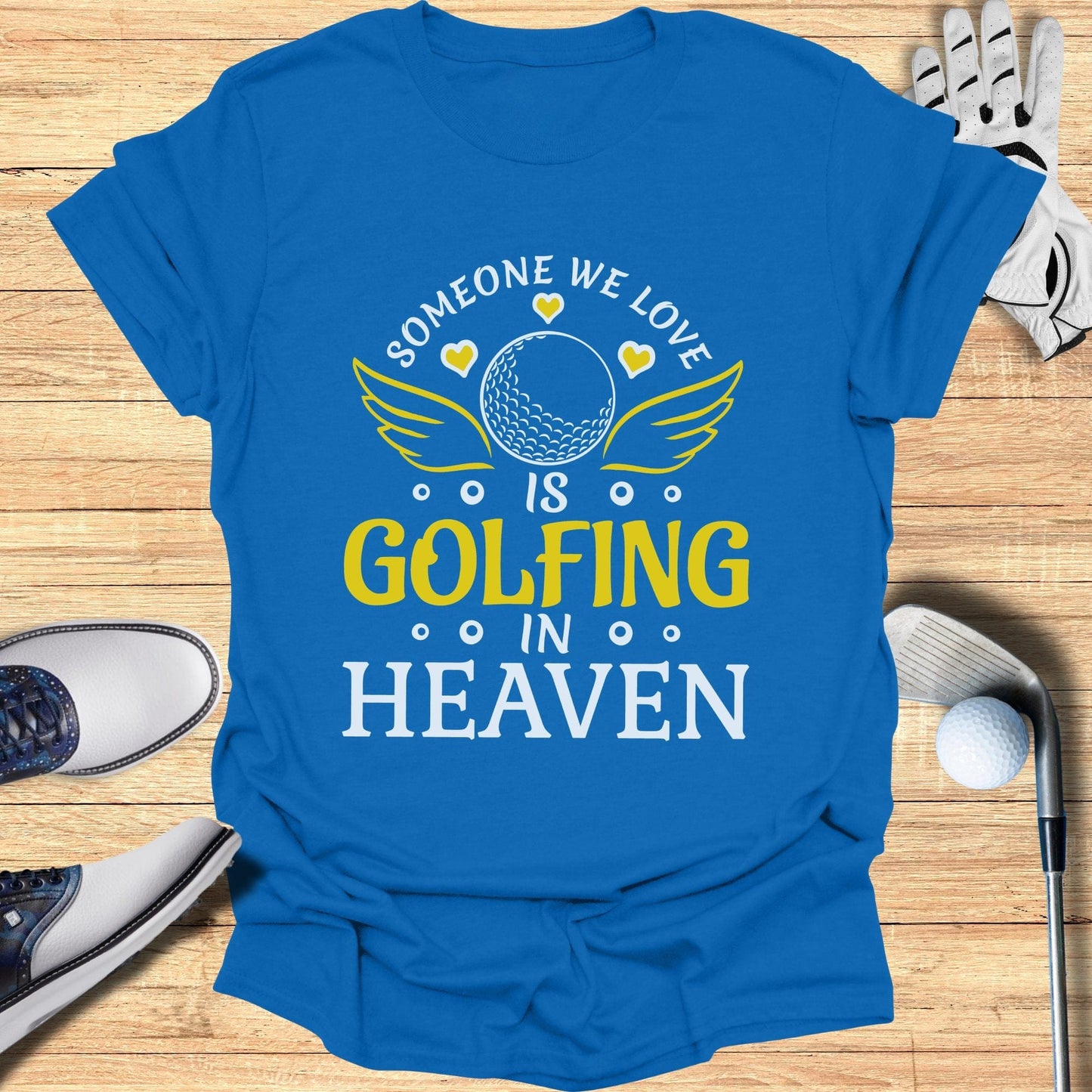 Someone We Love is Golfing T-Shirt - Funny Golf Tee by Swing Epic