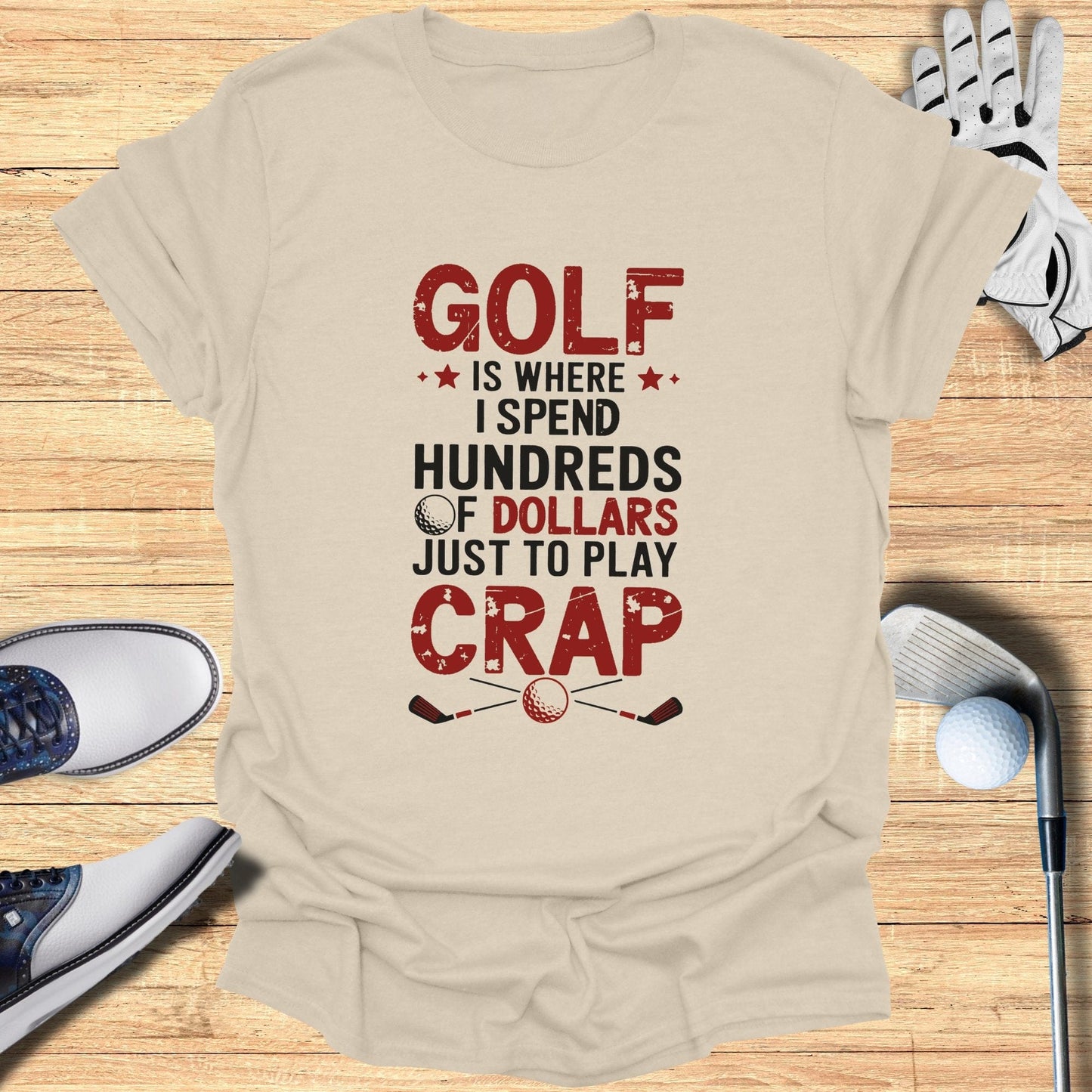 Golf Is Where I Lose T-Shirt - Funny Golf Tee by Swing Epic
