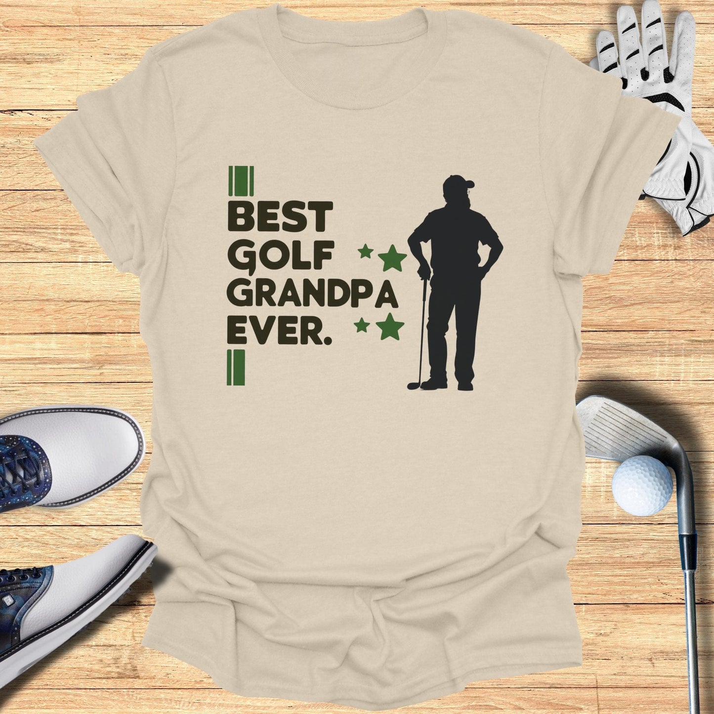 Best Golf Grandpa Ever T-Shirt - Funny Golf Tee by Swing Epic