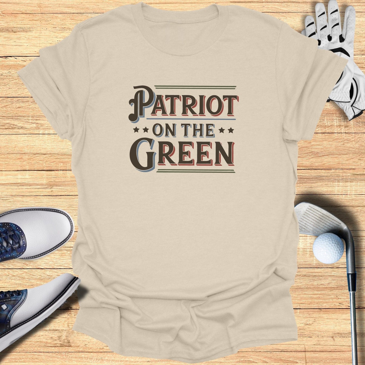 Patriot on the Green T-Shirt - Funny Golf Tee by Swing Epic