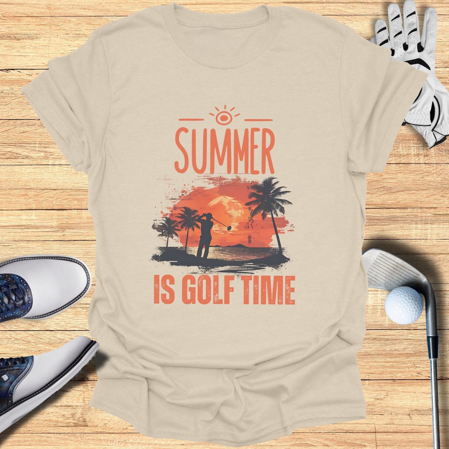 Summer Is Golf Time T-Shirt - Funny Golf Tee by Swing Epic